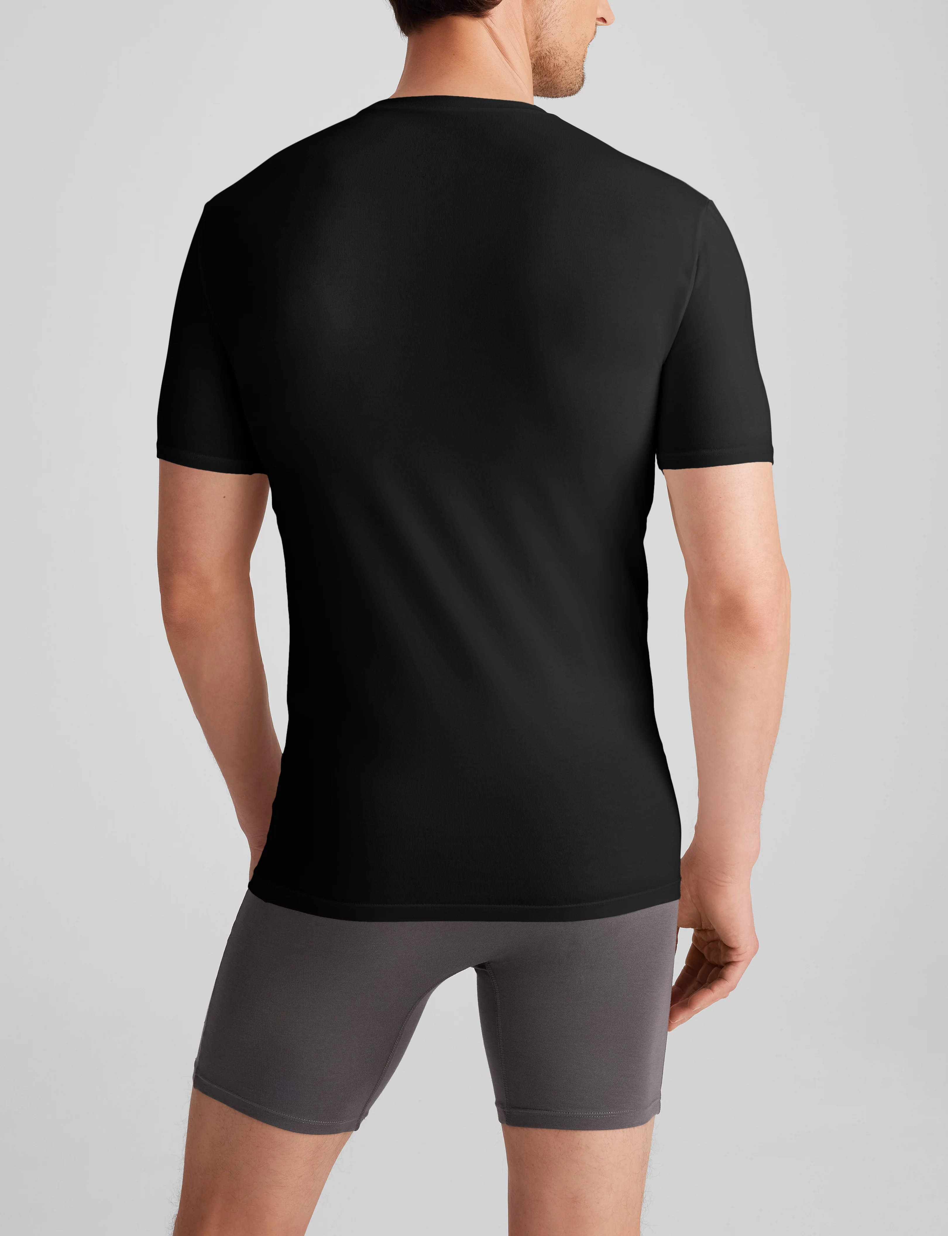 Cool Cotton Crew Neck Stay-Tucked Undershirt - Image 3