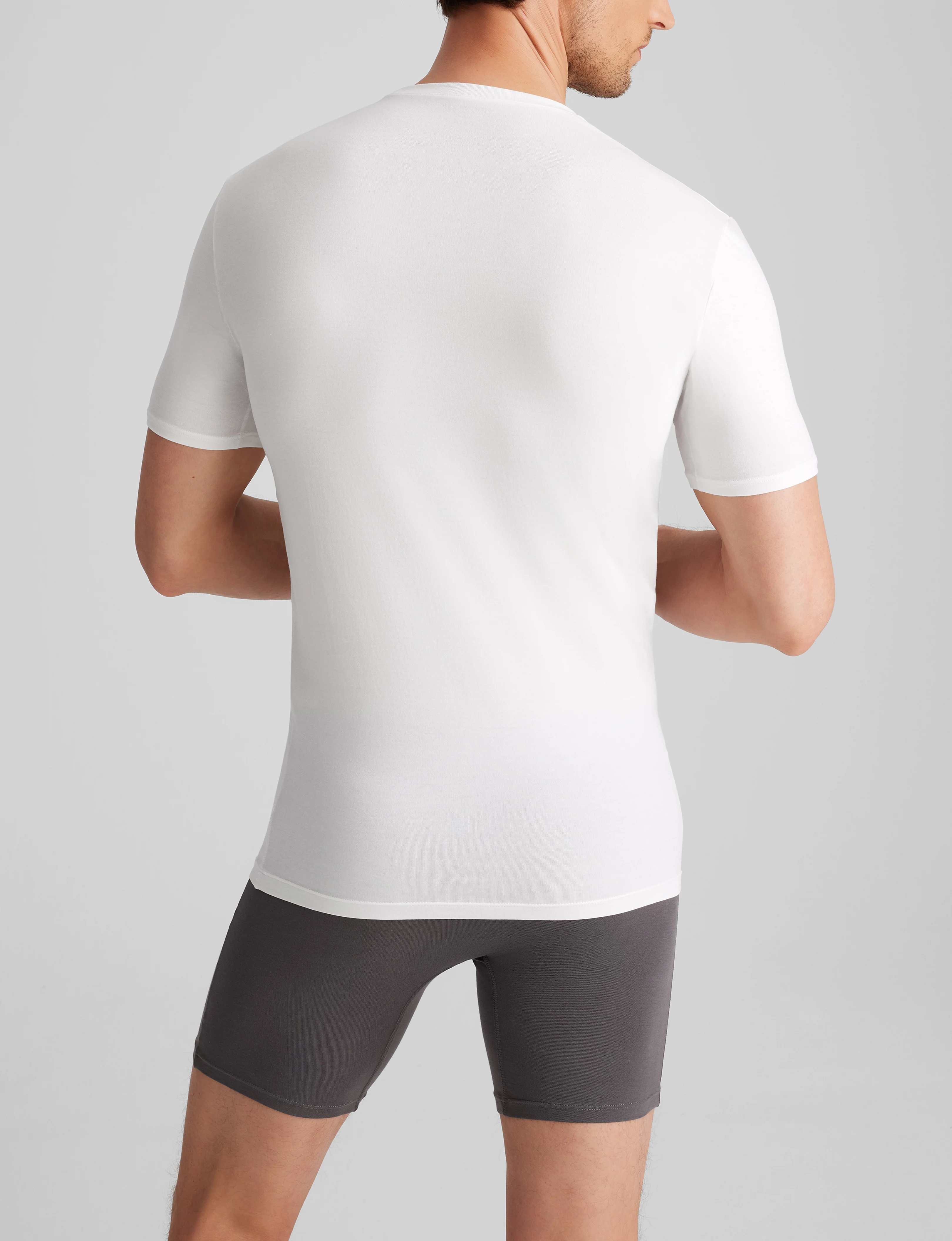 Cool Cotton Crew Neck Stay-Tucked Undershirt - Image 6