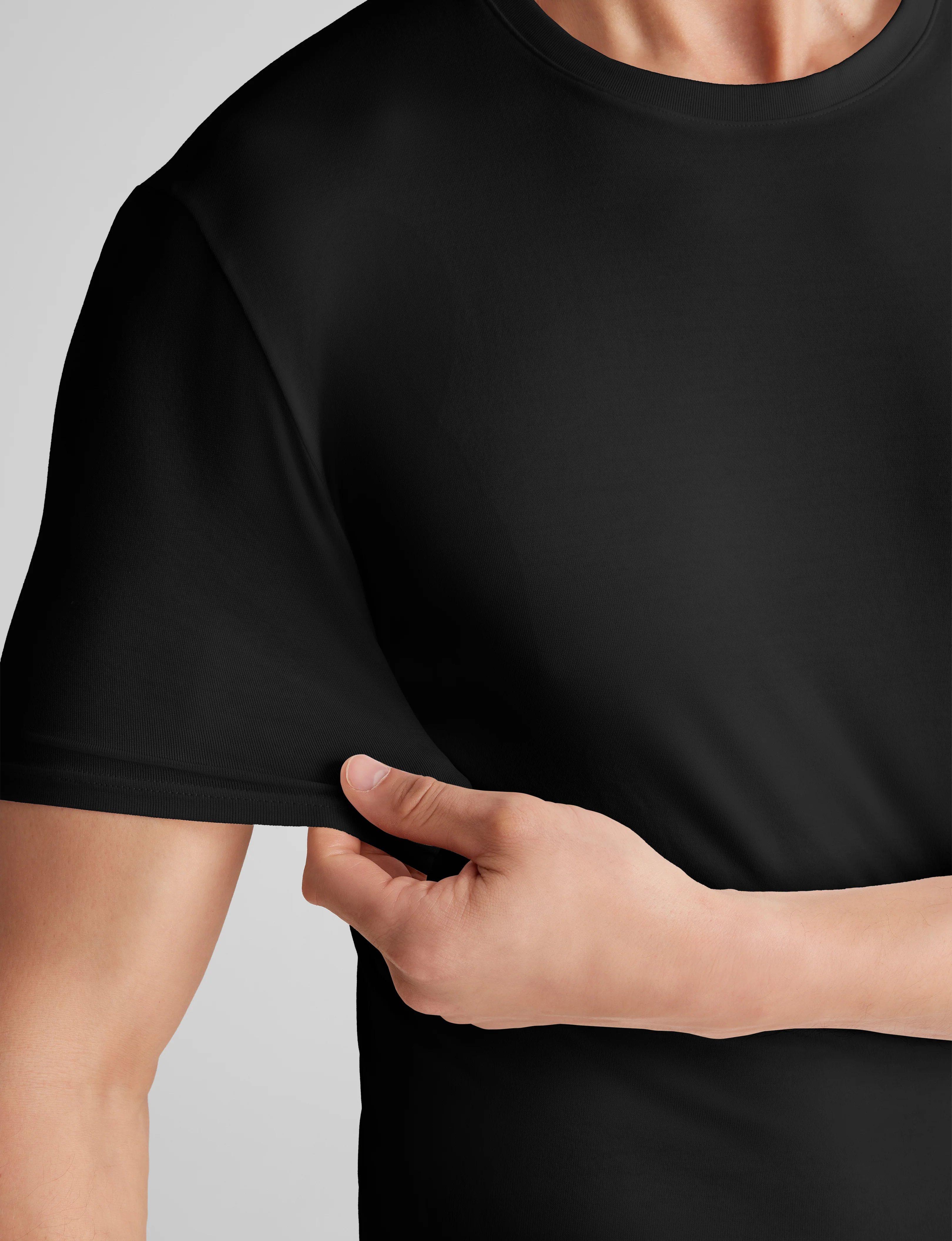 Cool Cotton Crew Neck Stay-Tucked Undershirt (3-Pack) - Image 6