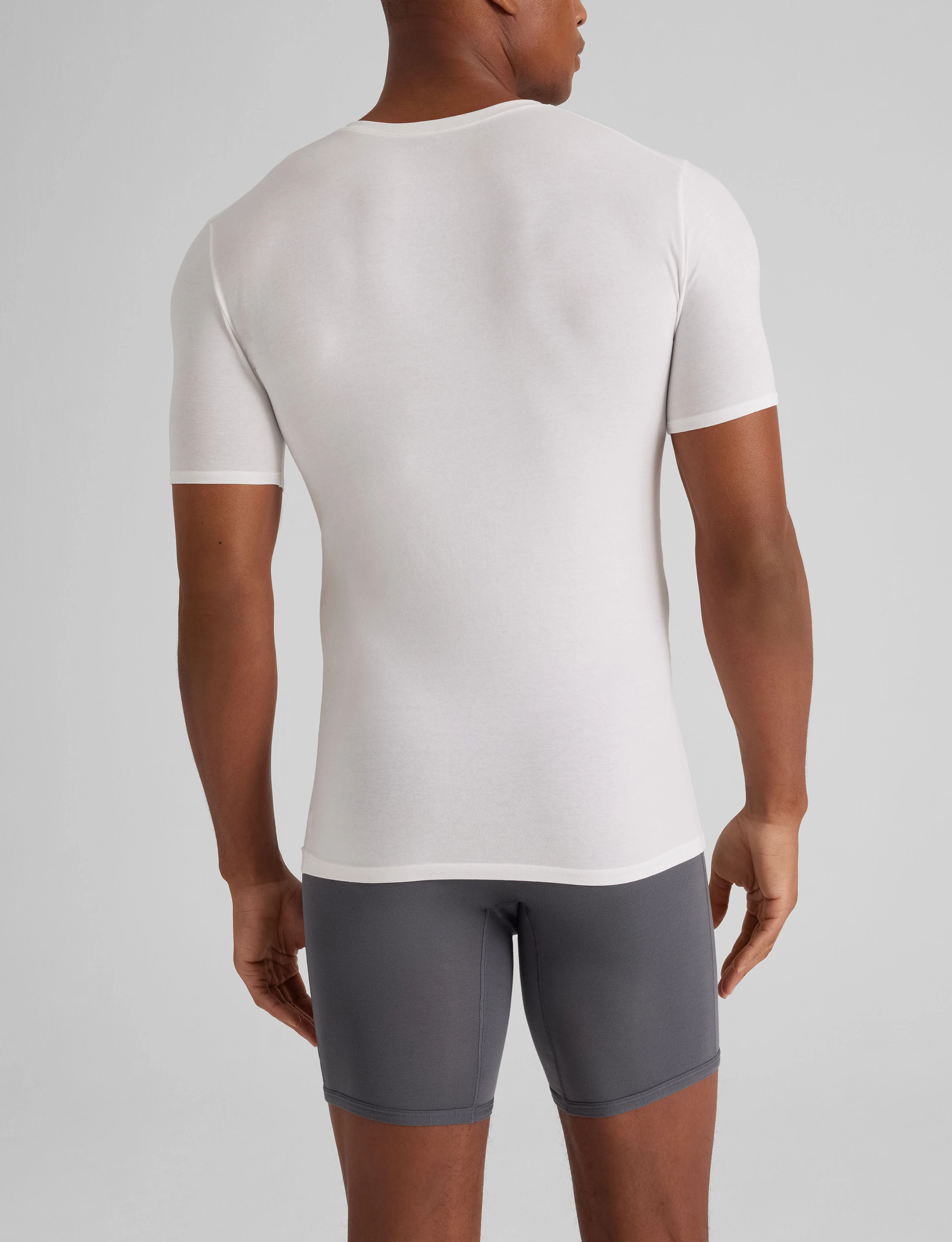 Cool Cotton Deep V-Neck Stay-Tucked Undershirt - Image 5