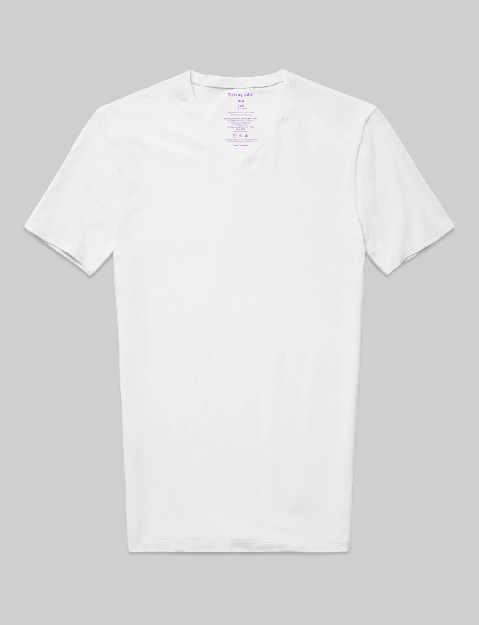 Cool Cotton High V-Neck Stay-Tucked Undershirt - Image 10