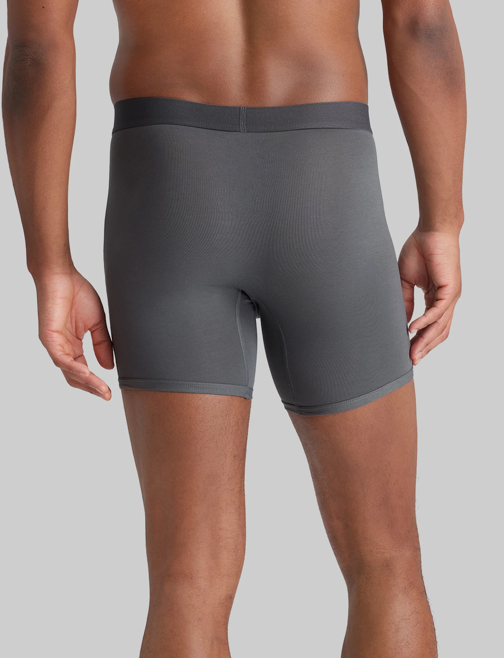 Cool Cotton Mid-Length Boxer Brief 6" - Image 11