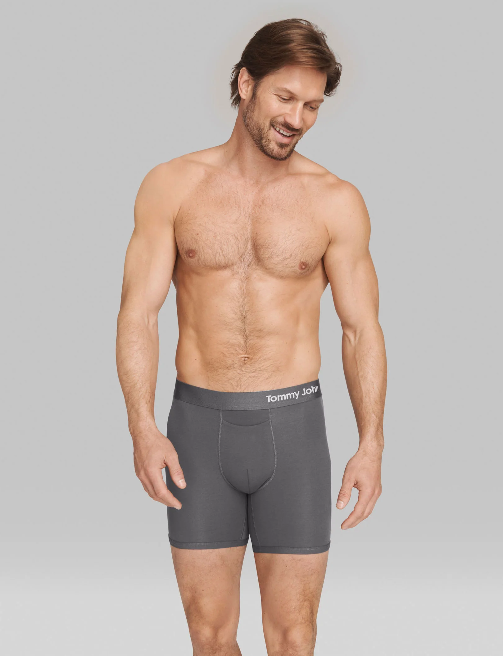 Cool Cotton Mid-Length Boxer Brief 6" - Image 12