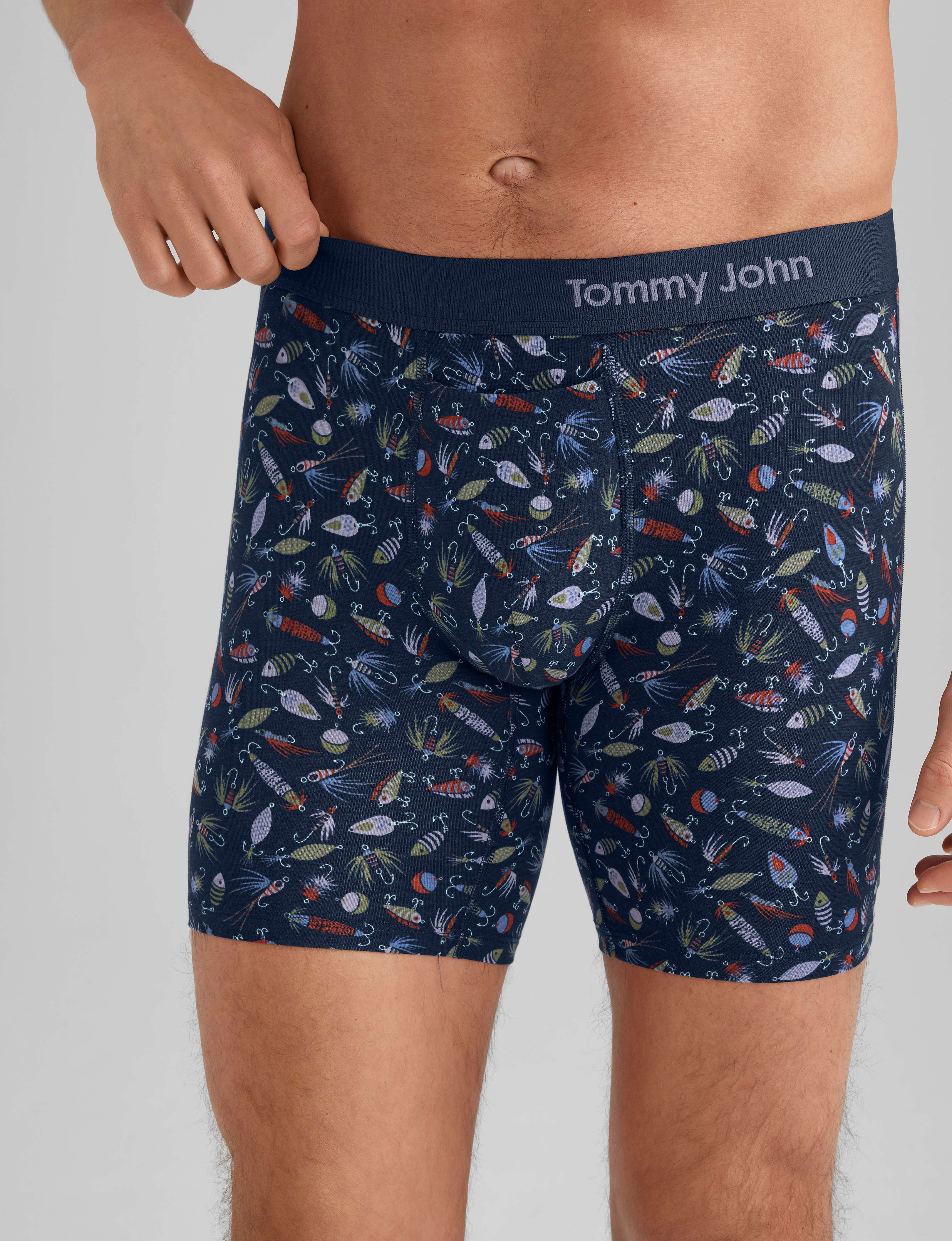 Cool Cotton Mid-Length Boxer Brief 6" - Image 2
