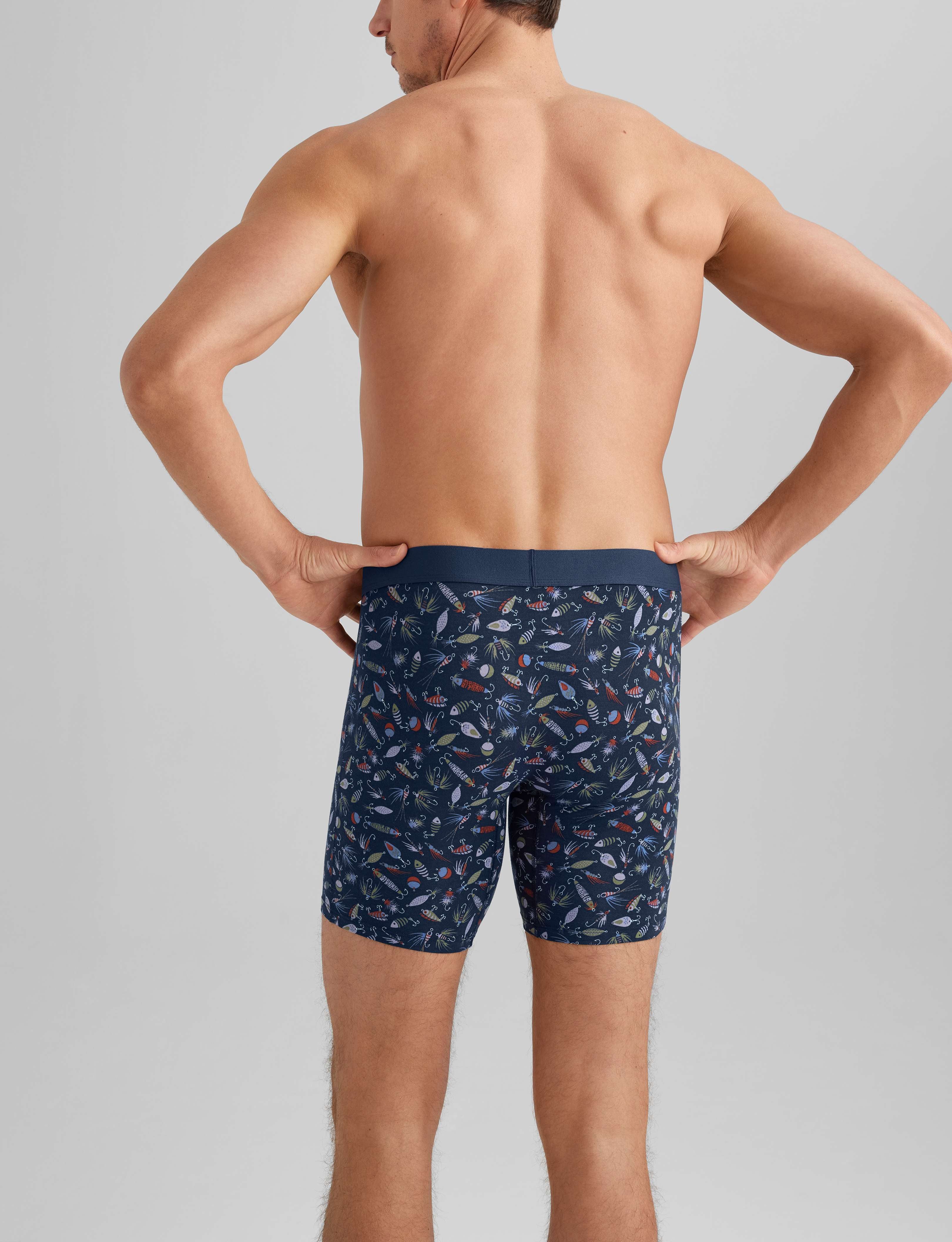 Cool Cotton Mid-Length Boxer Brief 6" - Image 25