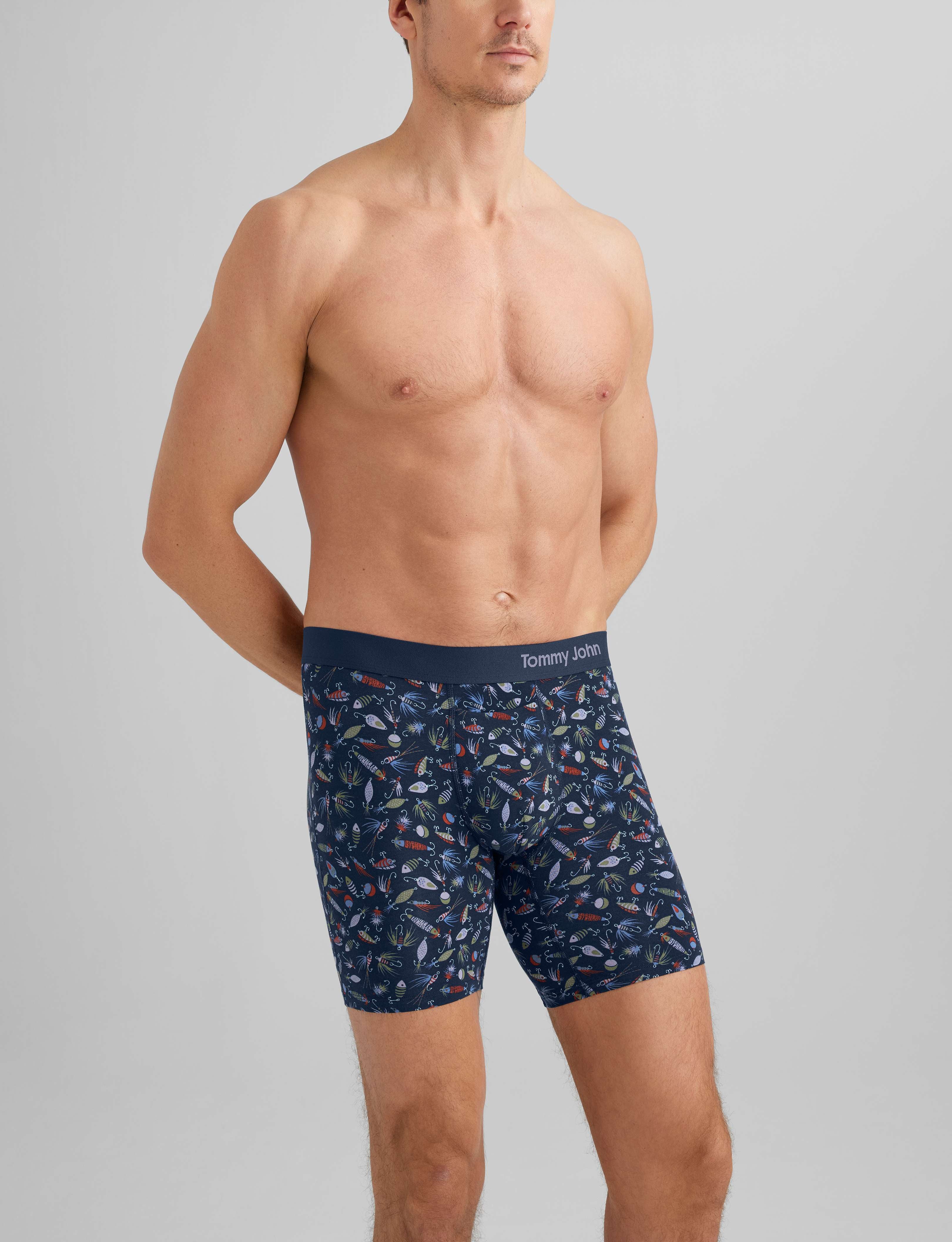 Cool Cotton Mid-Length Boxer Brief 6" - Image 26