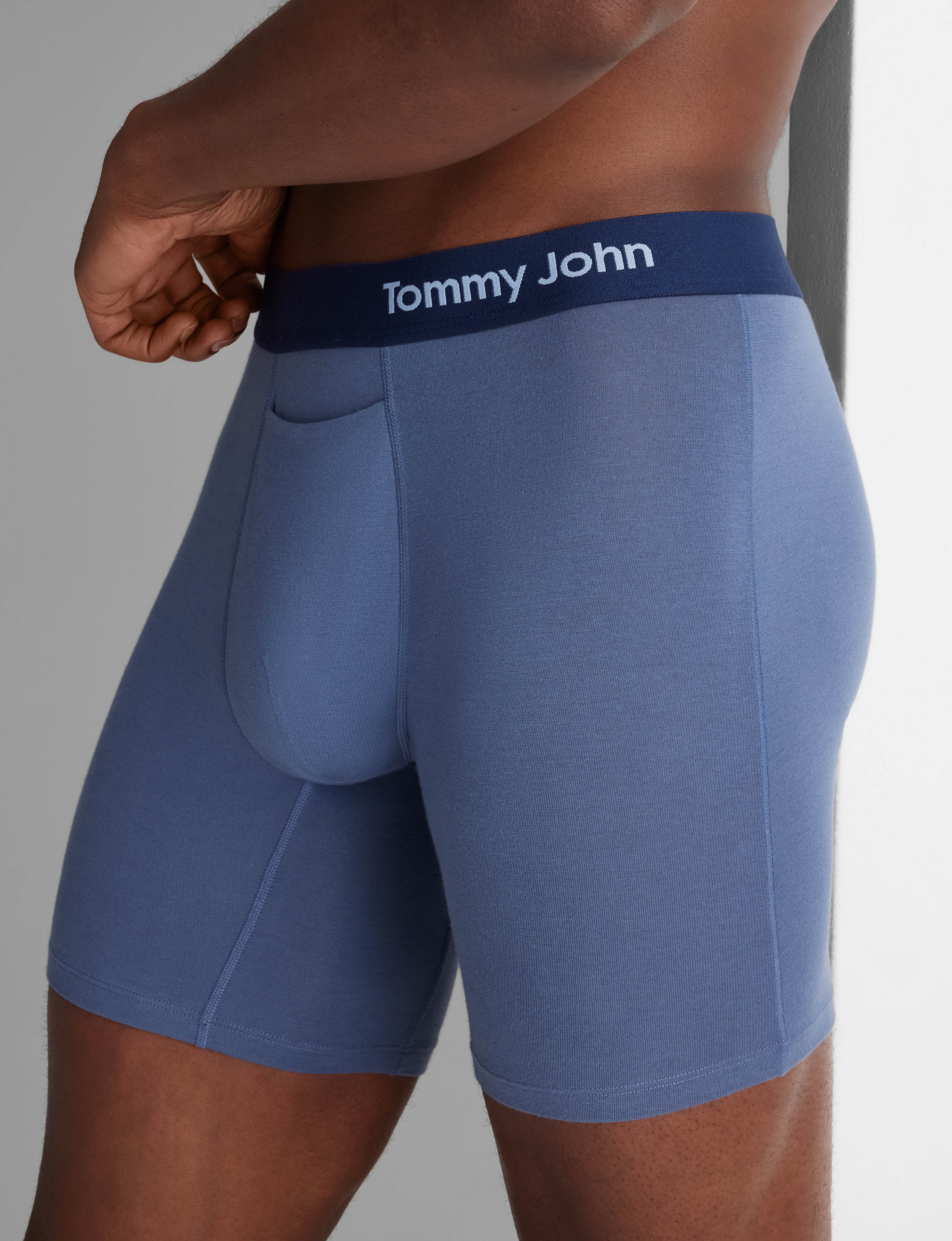 Cool Cotton Mid-Length Boxer Brief 6" - Image 3