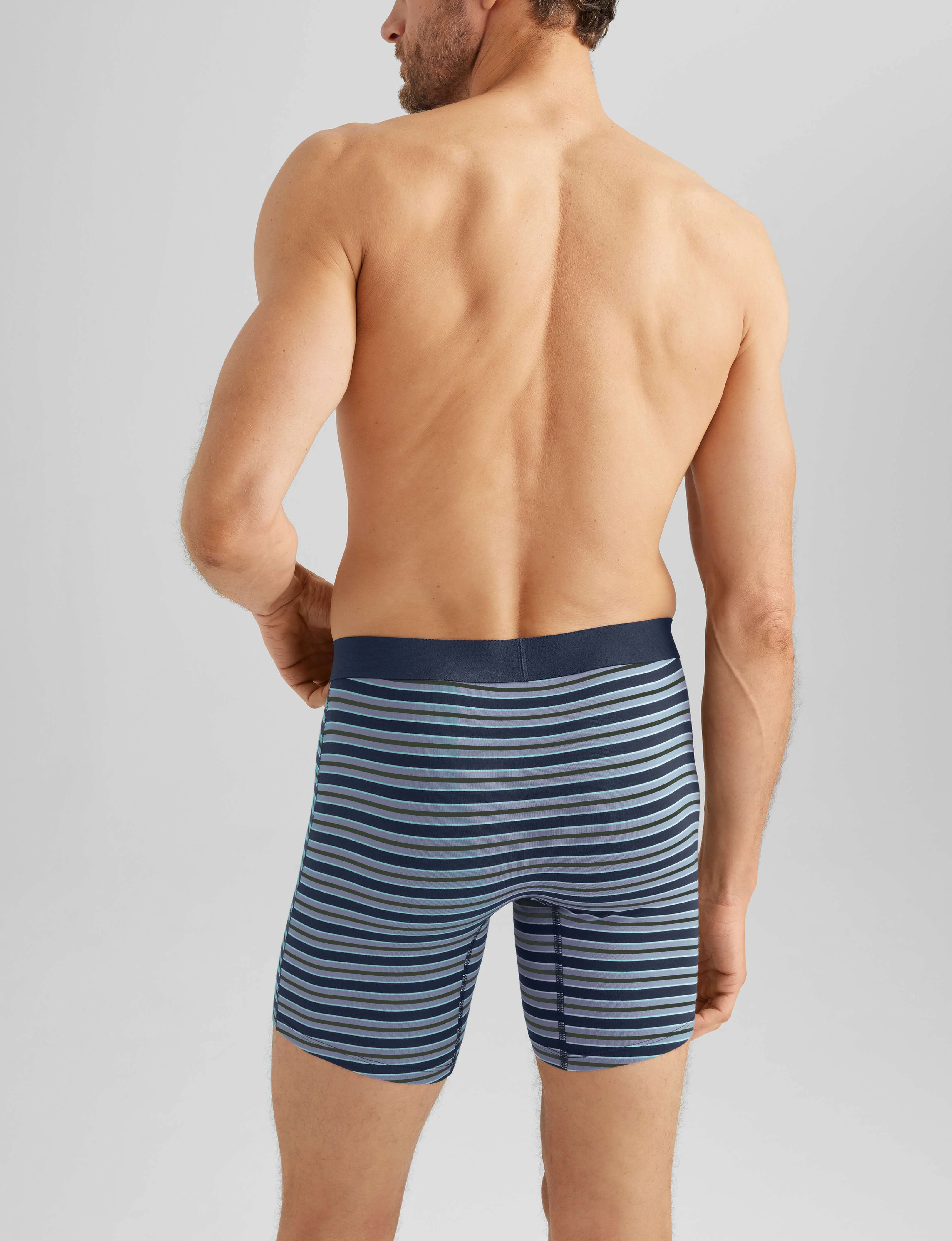 Cool Cotton Mid-Length Boxer Brief 6" - Image 30