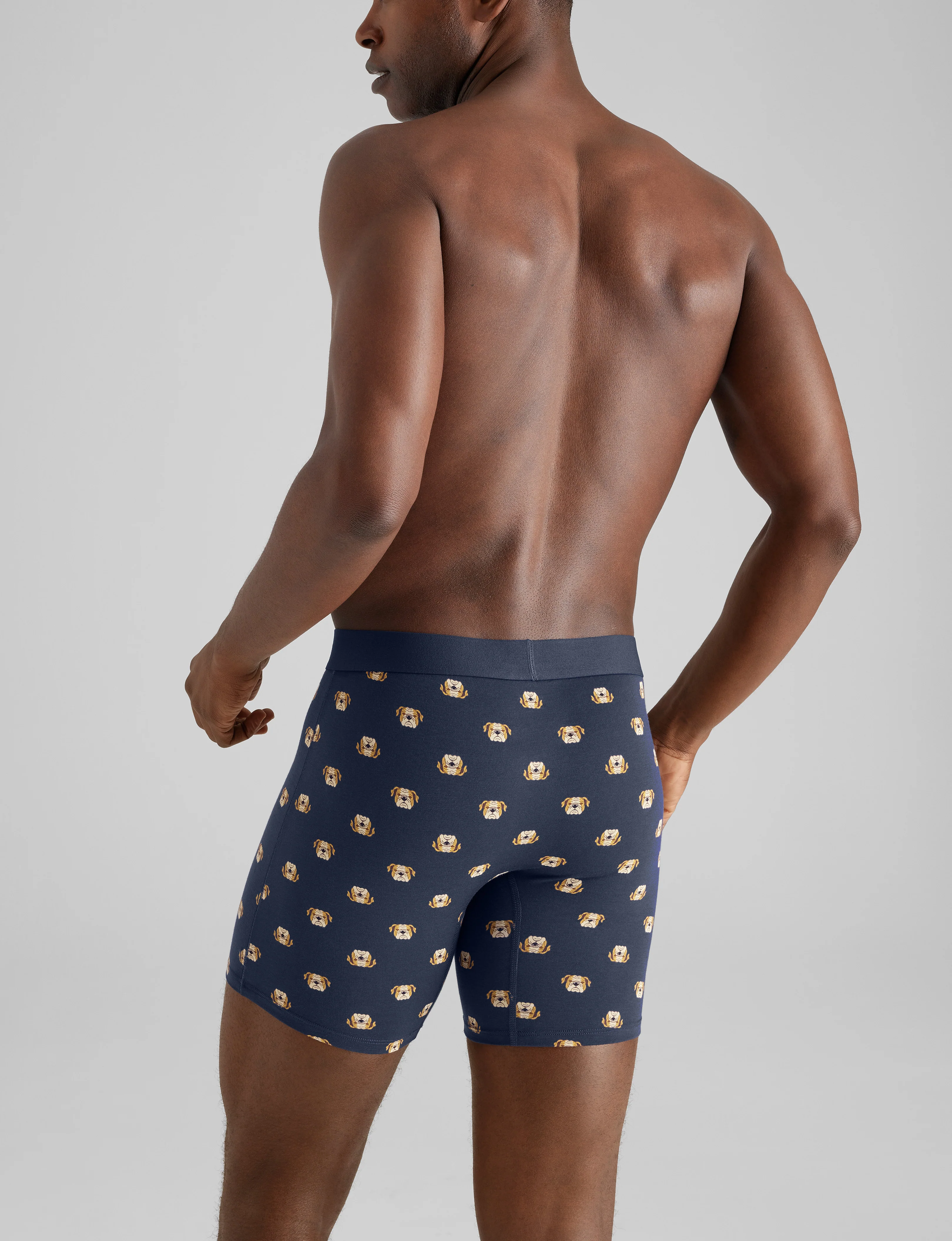 Cool Cotton Mid-Length Boxer Brief 6" - Image 35