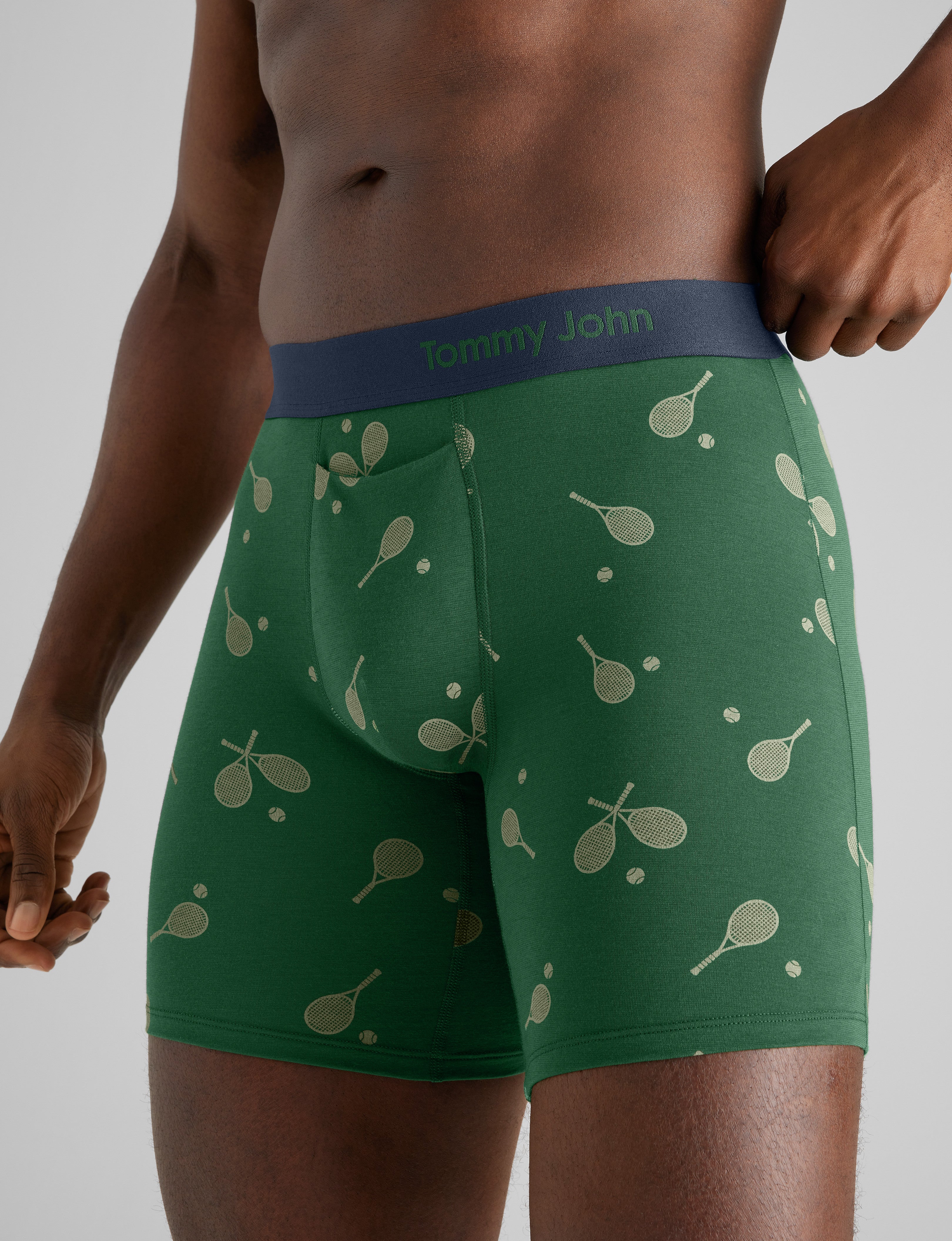 Cool Cotton Mid-Length Boxer Brief 6" - Image 42