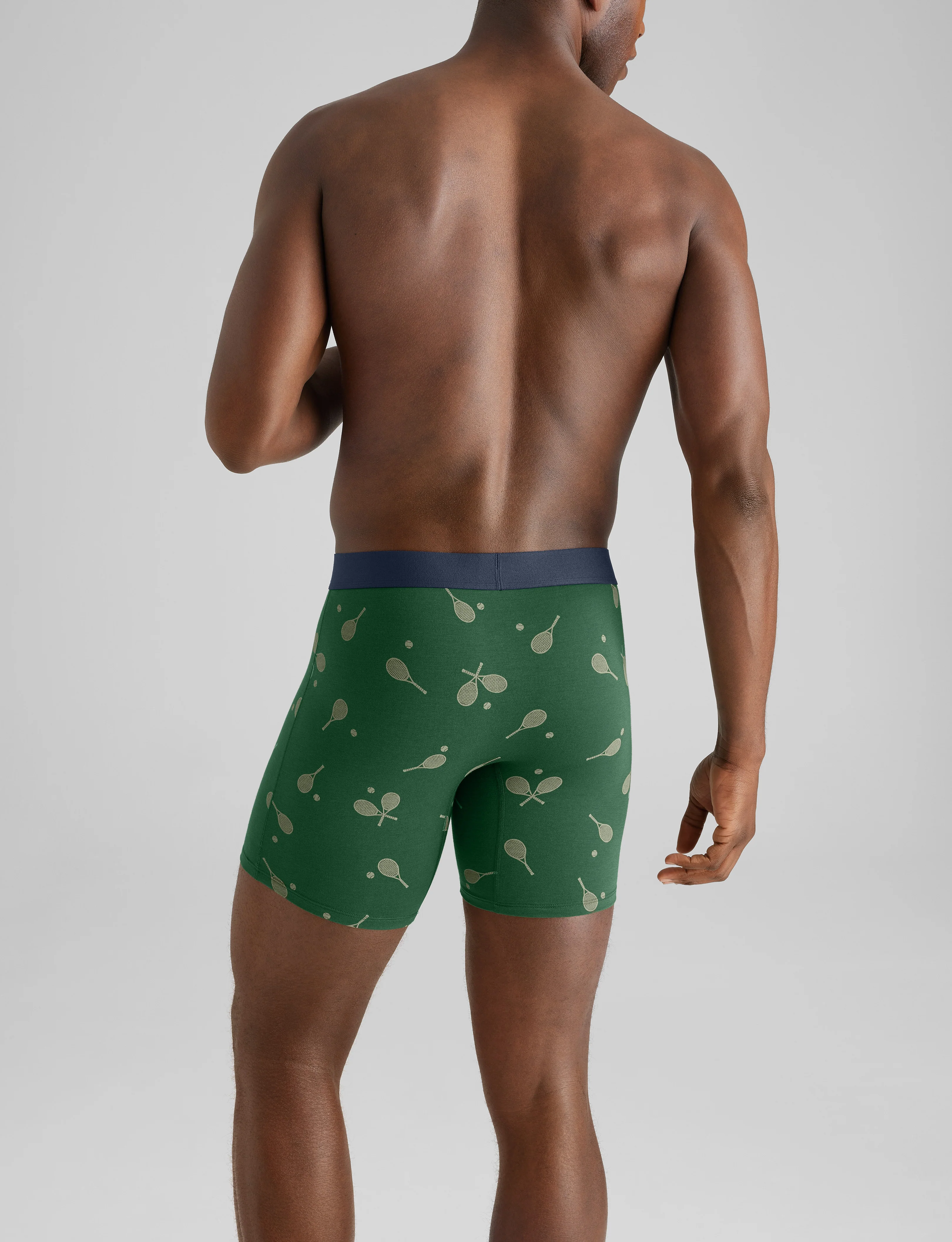 Cool Cotton Mid-Length Boxer Brief 6" - Image 44
