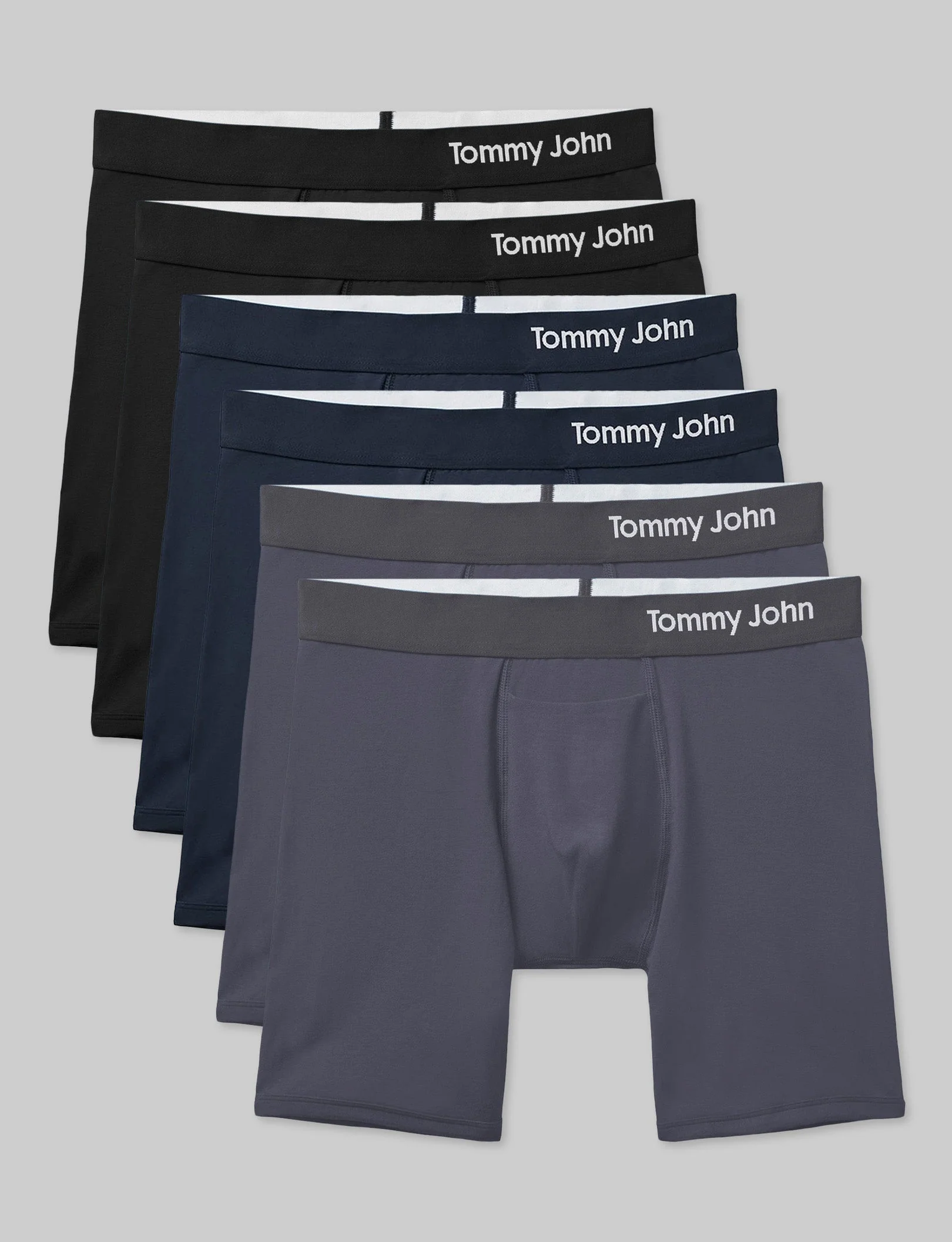 Cool Cotton Mid-Length Boxer Brief 6" (6-Pack) - Image 3