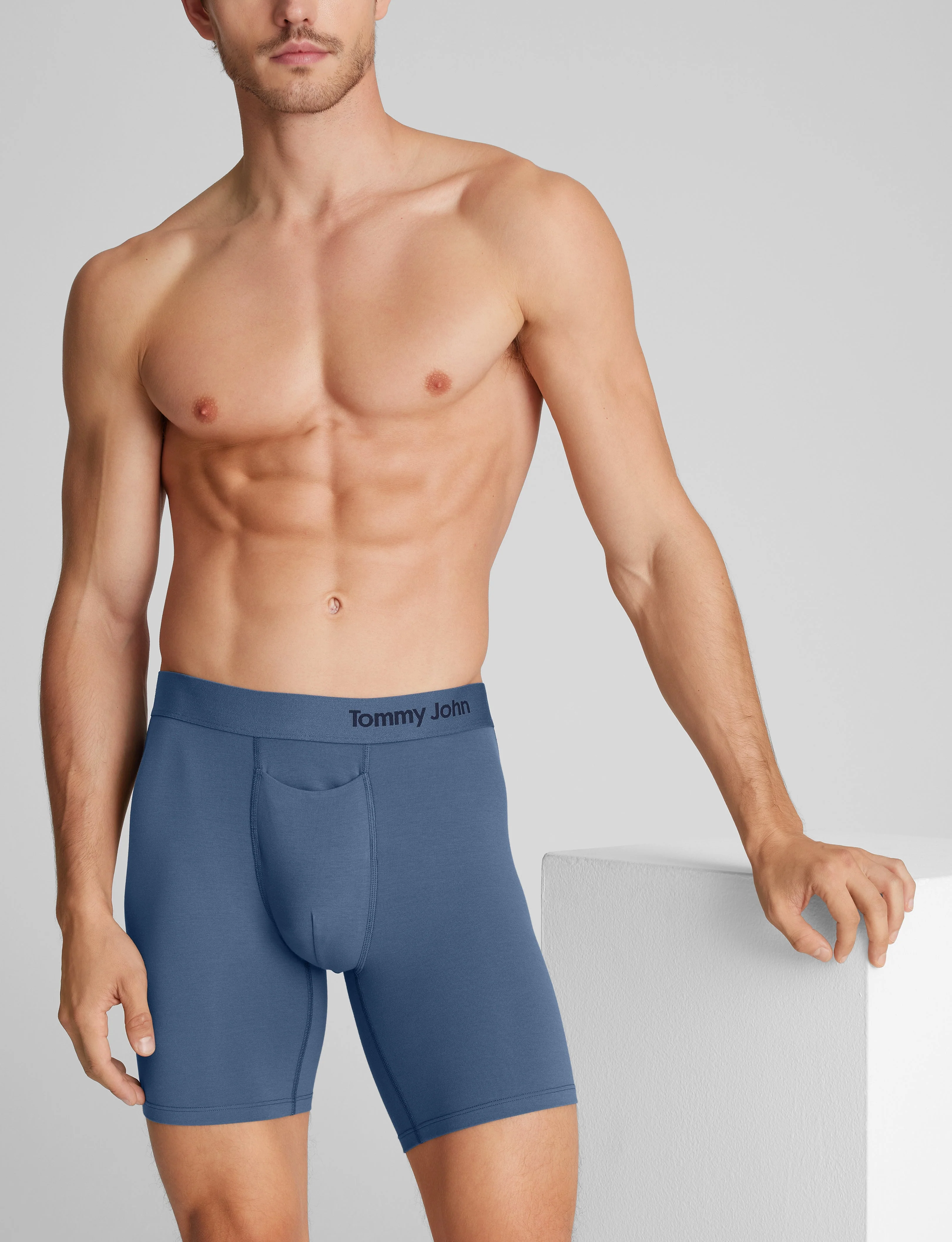 Cool Cotton Mid-Length Boxer Brief 6" - Image 17