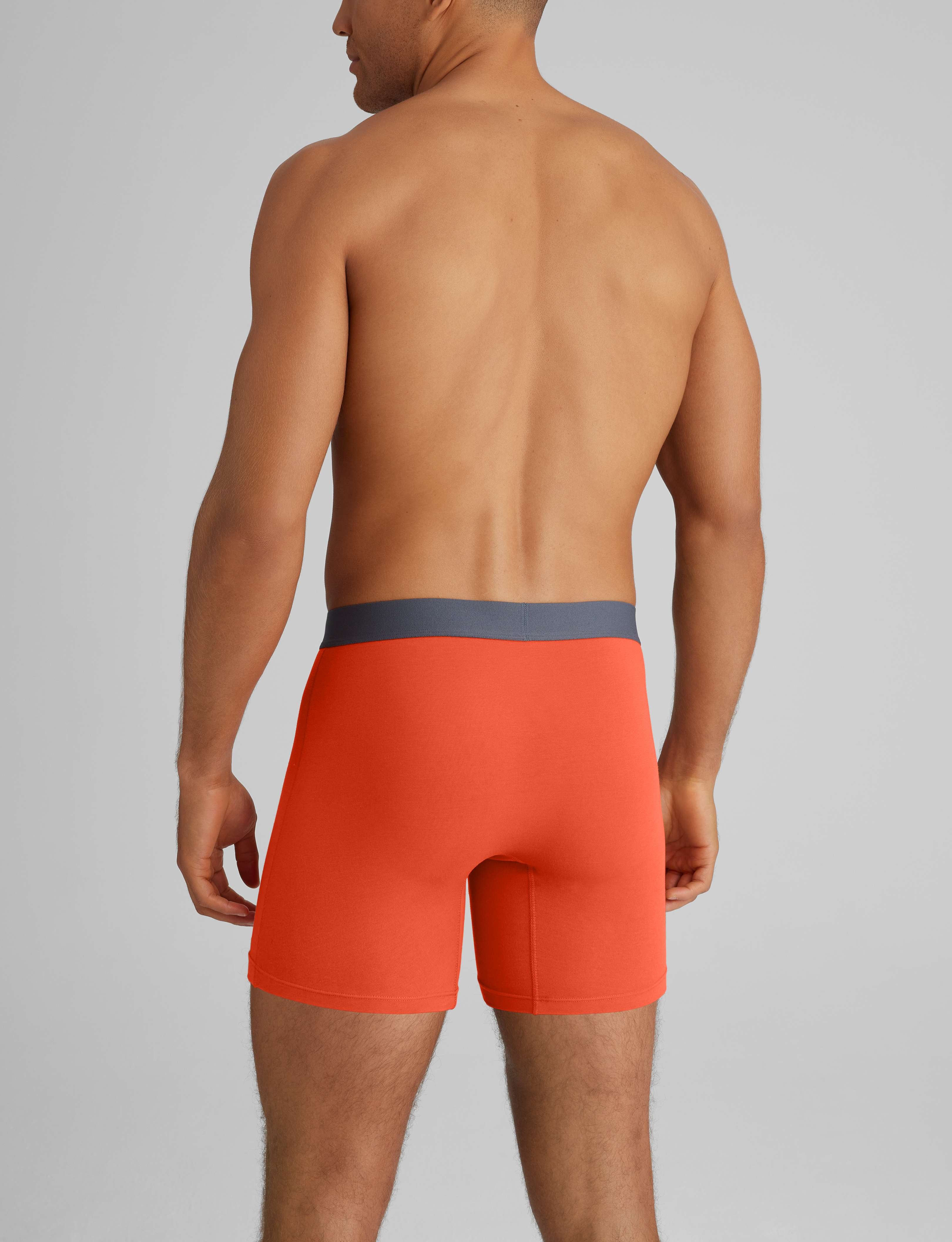 Cool Cotton Mid-Length Boxer Brief 6" - Image 25
