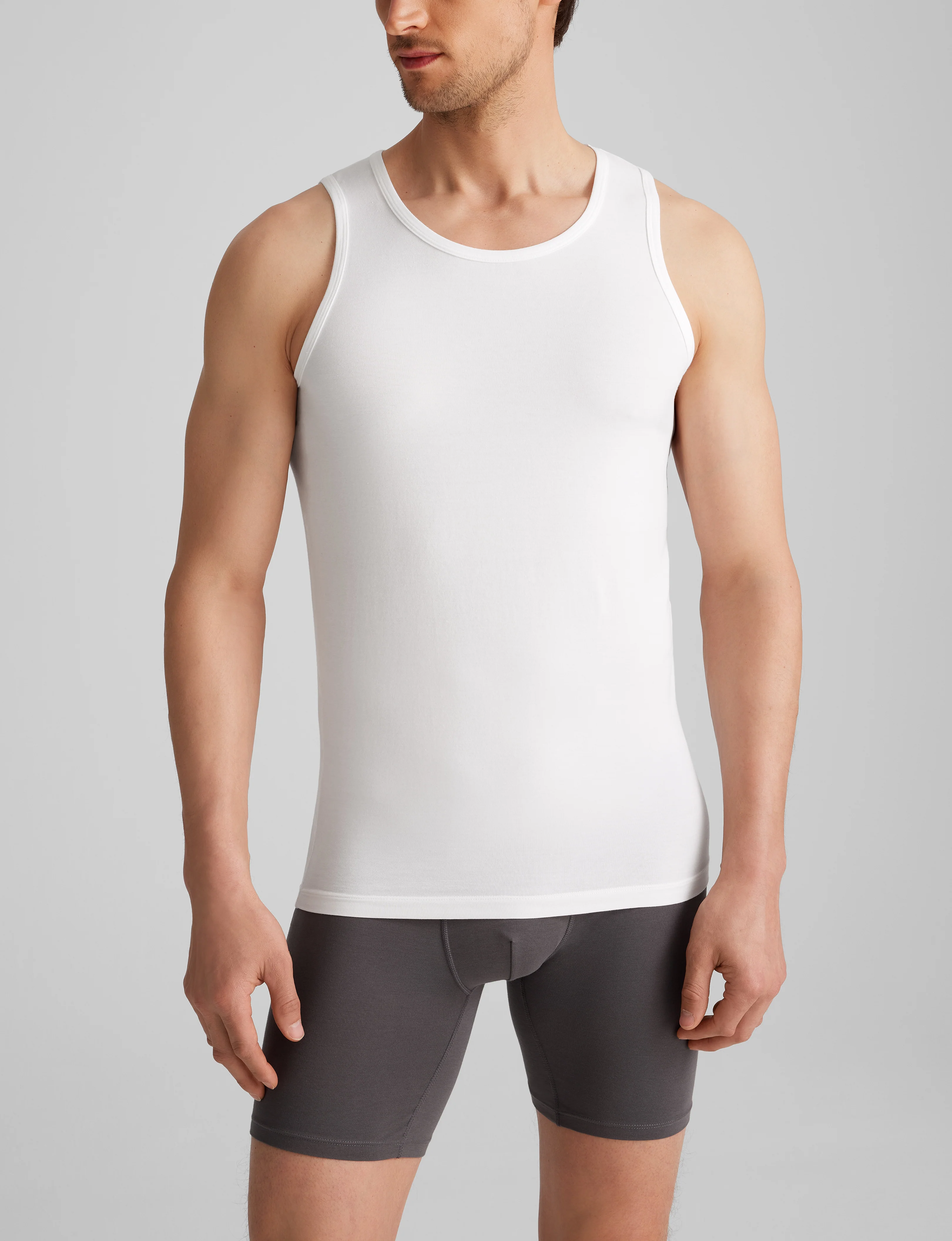 Cool Cotton Tank Stay-Tucked Undershirt (3-Pack) - Image 7