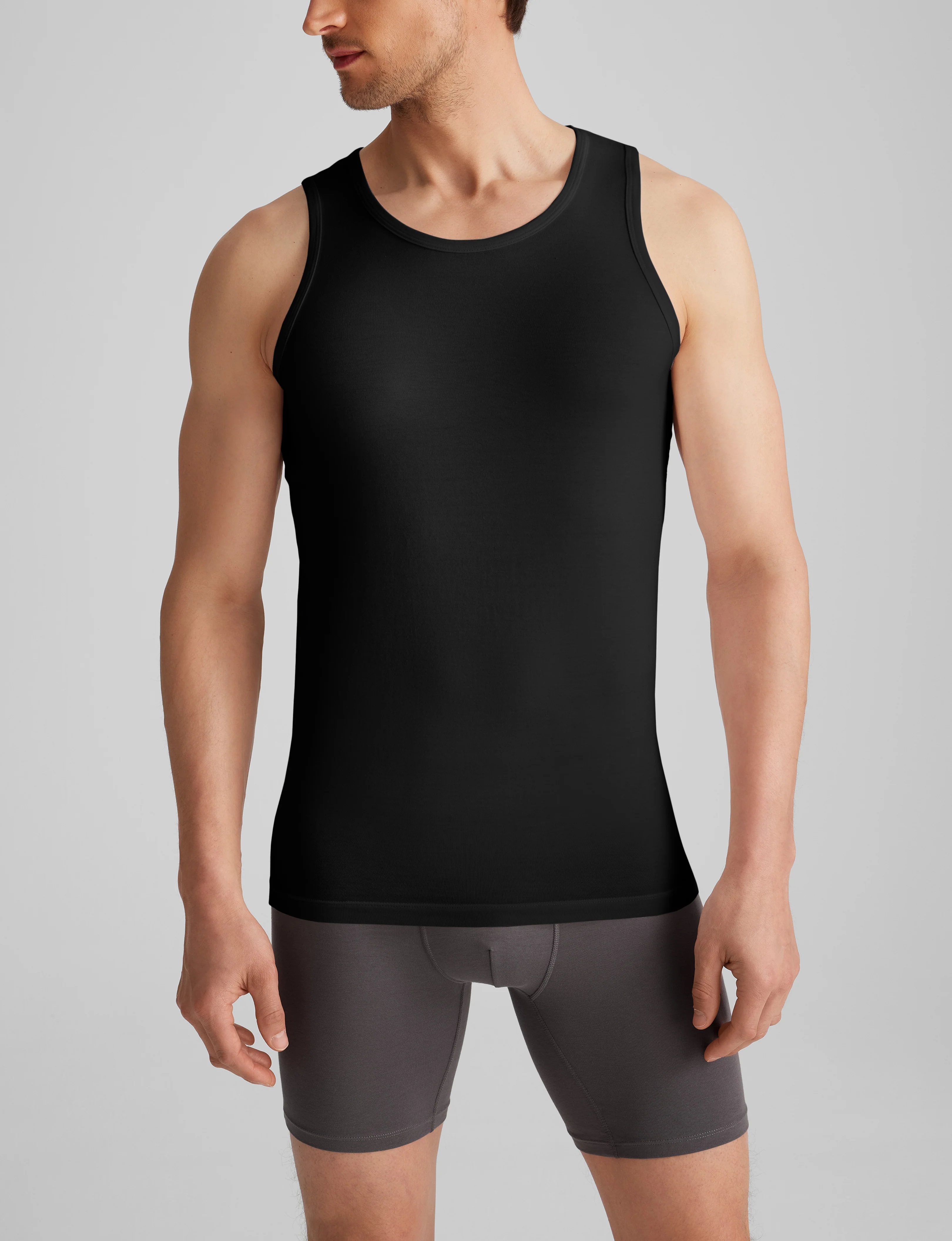Cool Cotton Tank Stay-Tucked Undershirt (6-Pack) - Image 3