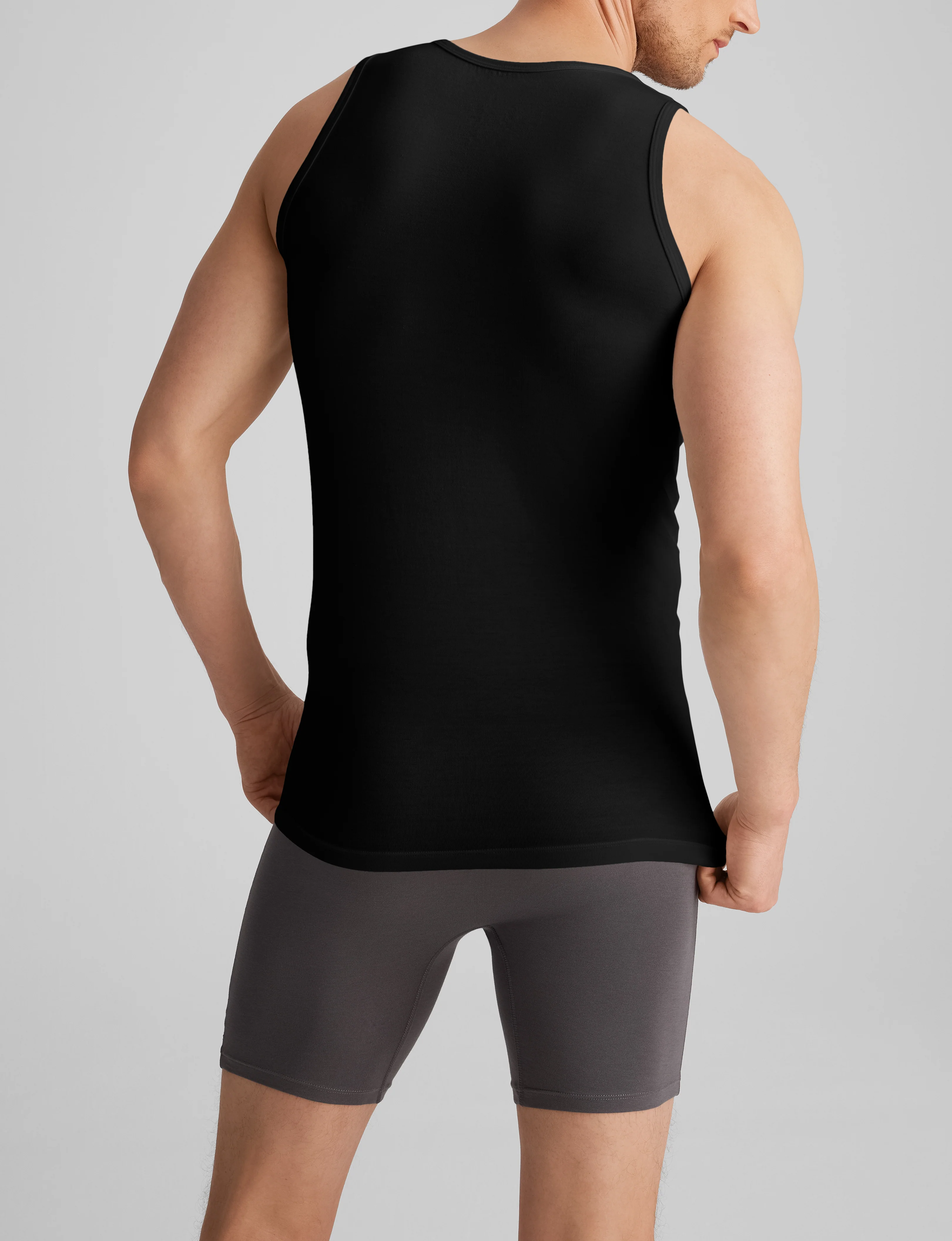 Cool Cotton Tank Stay-Tucked Undershirt (6-Pack) - Image 4