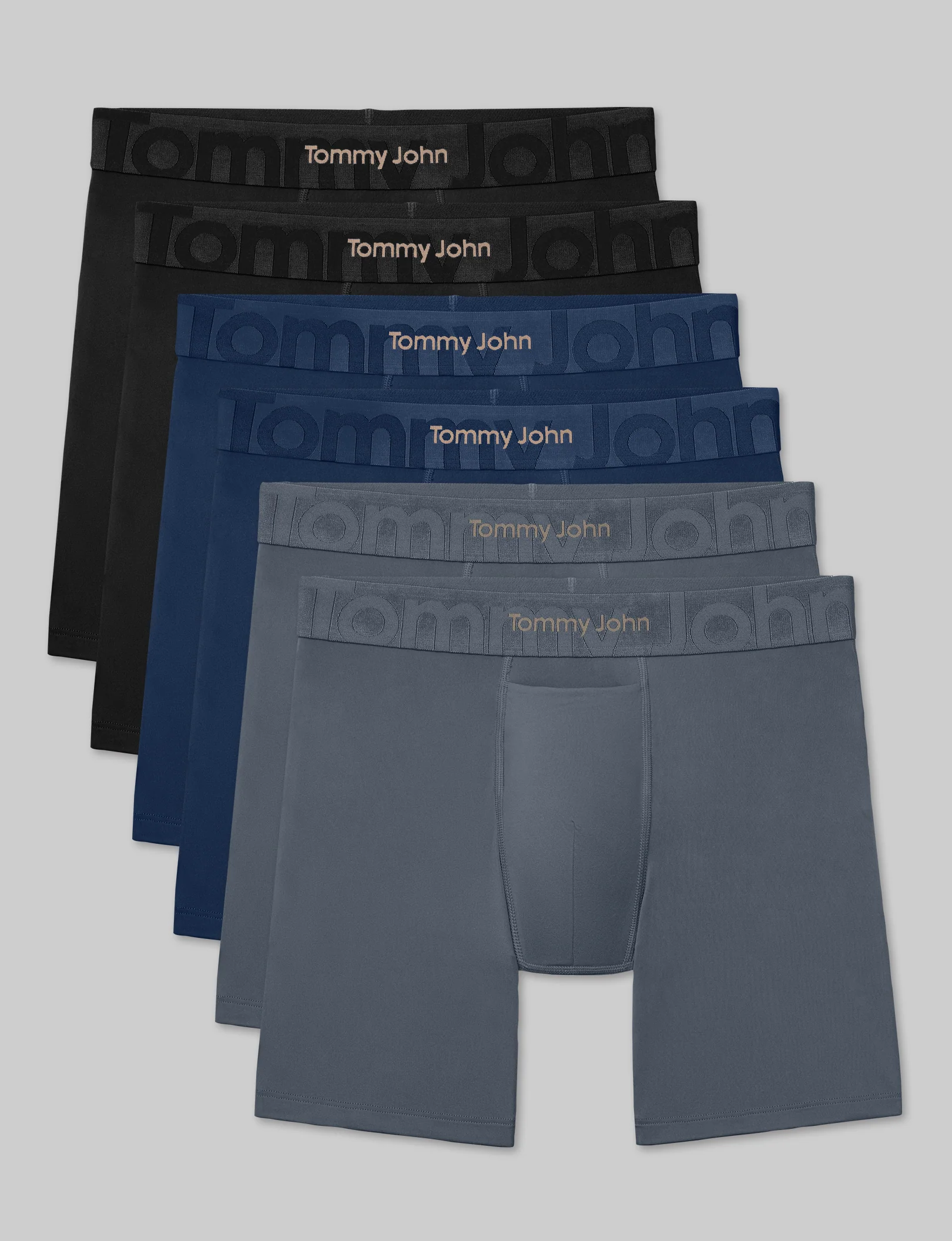 Customized Flex Mid-Length Boxer Brief 6" (6-Pack) - Image 2