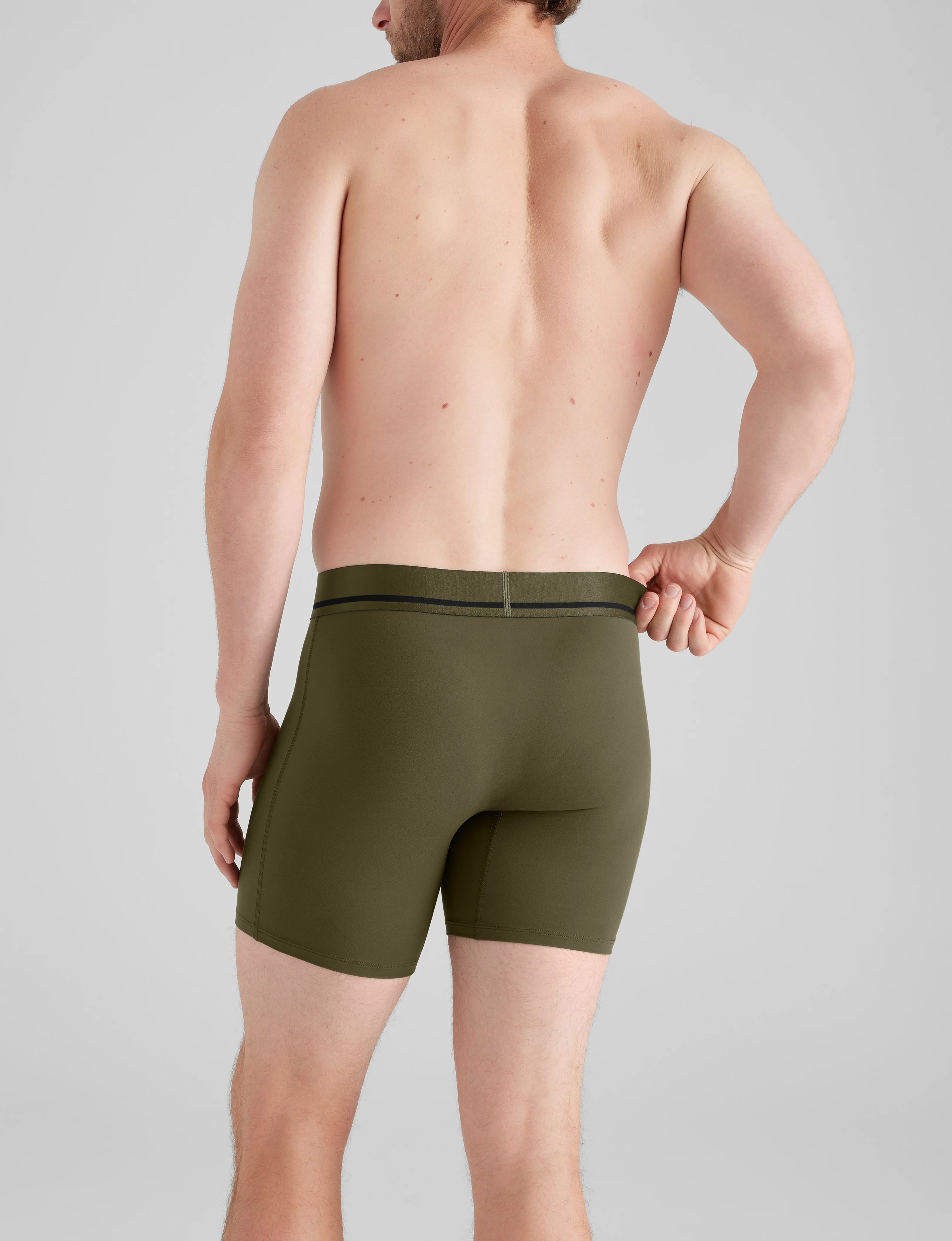 DriComfort® Mid-Length Boxer Brief 6" - Image 11
