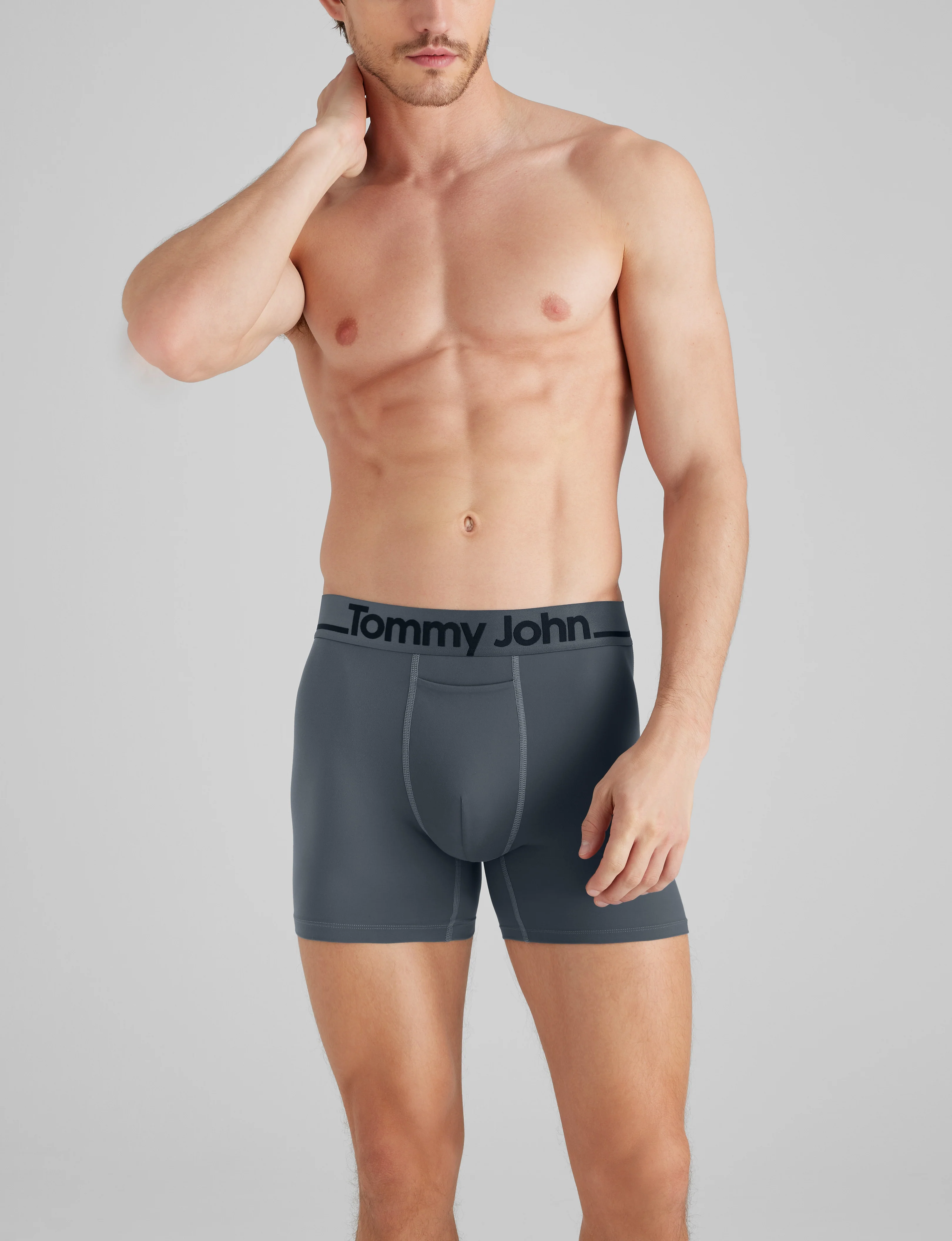DriComfort® Mid-Length Boxer Brief 6" - Image 3