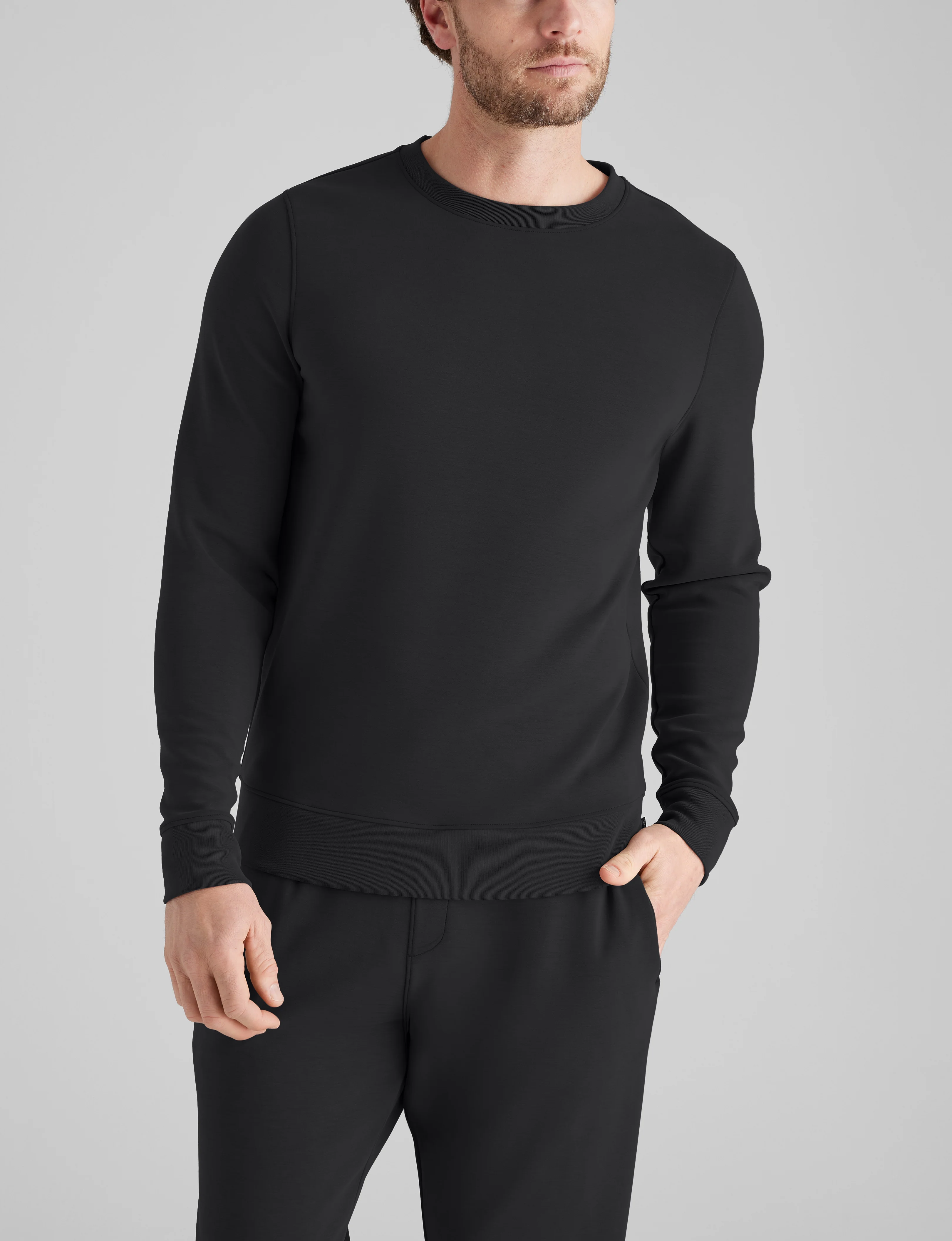 Luxe Traveler Knit Long Sleeve Crew Neck - Image 3