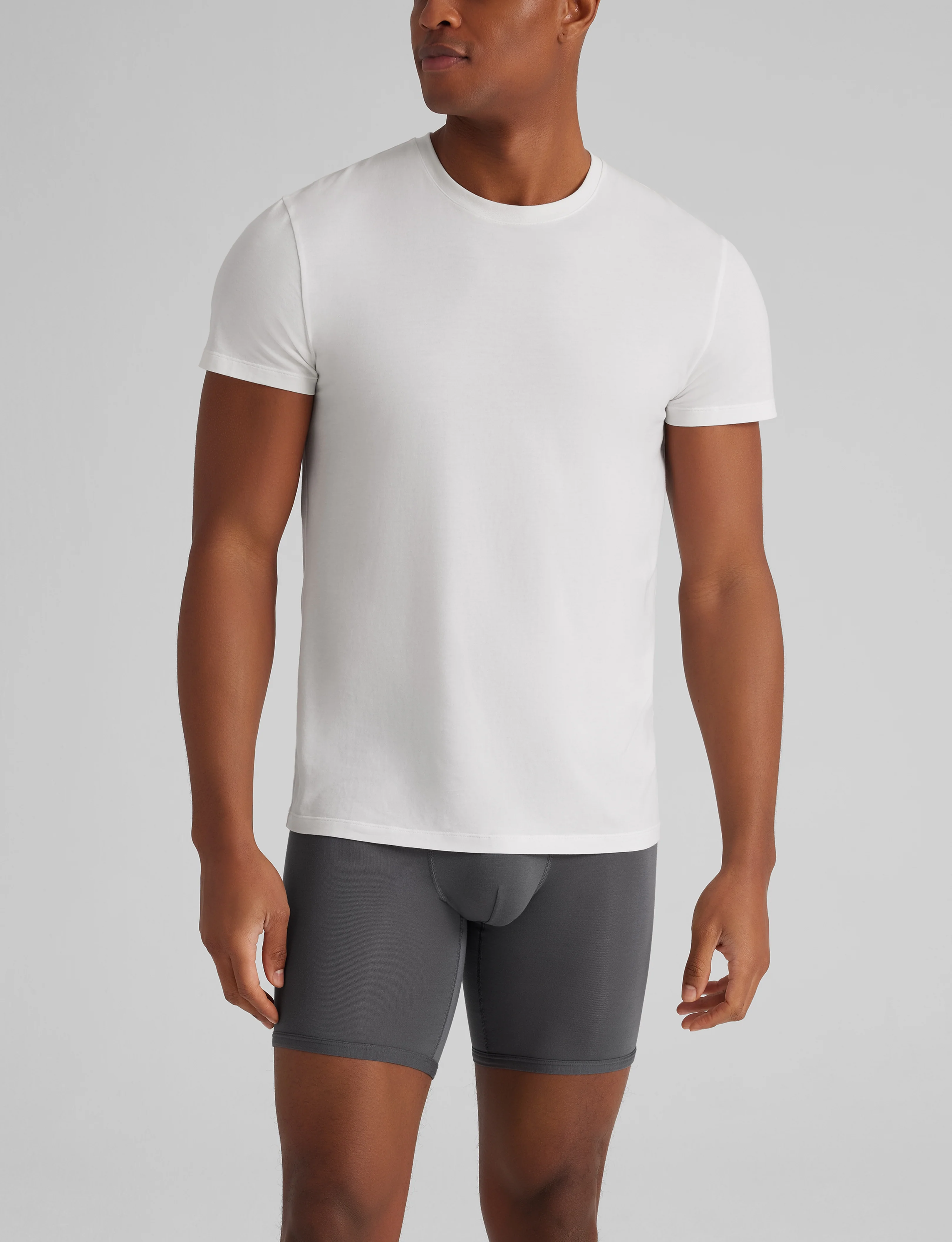 Second Skin Crew Neck Modern Fit Undershirt (3-Pack) - Image 3