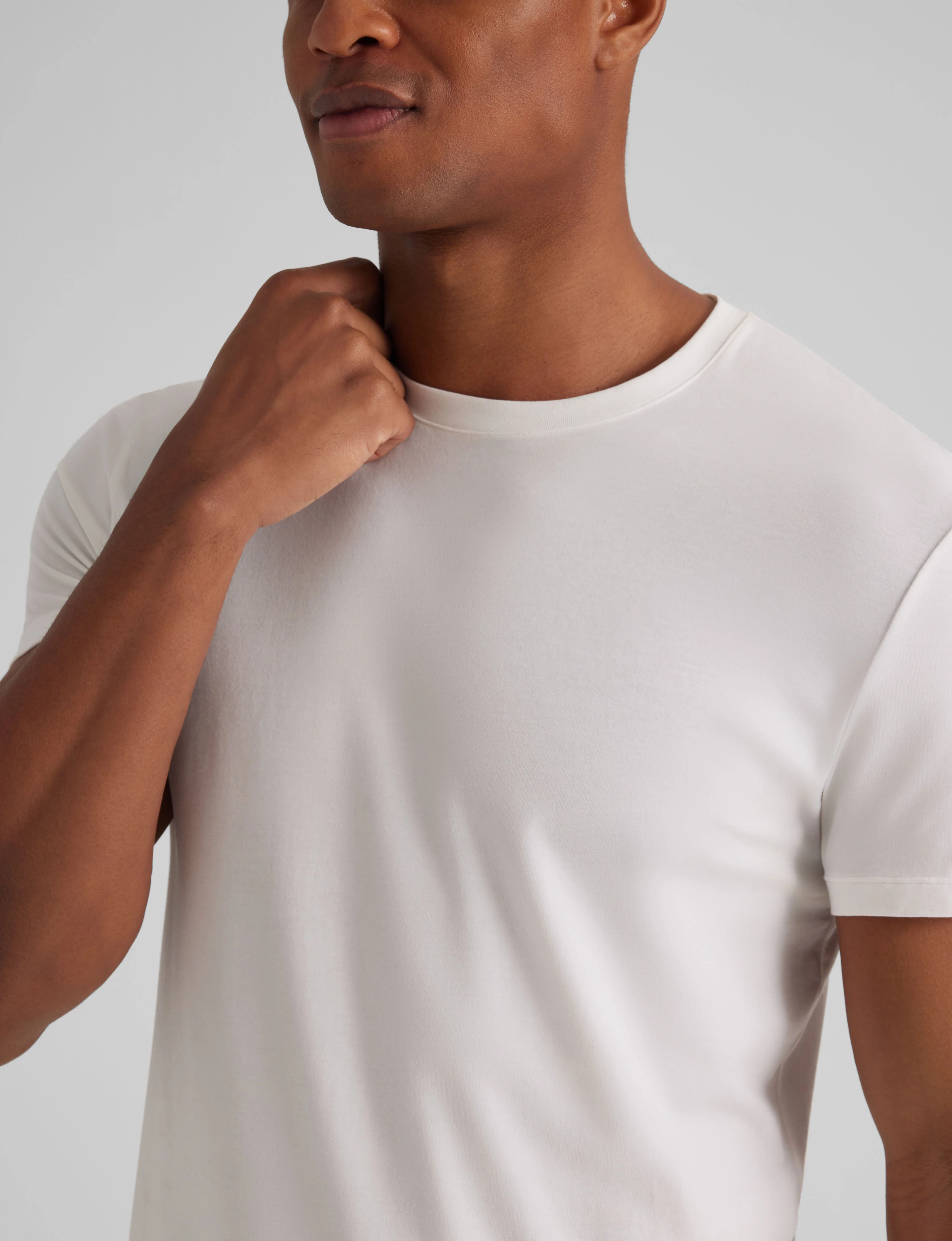 Second Skin Crew Neck Modern Fit Undershirt (3-Pack) - Image 5