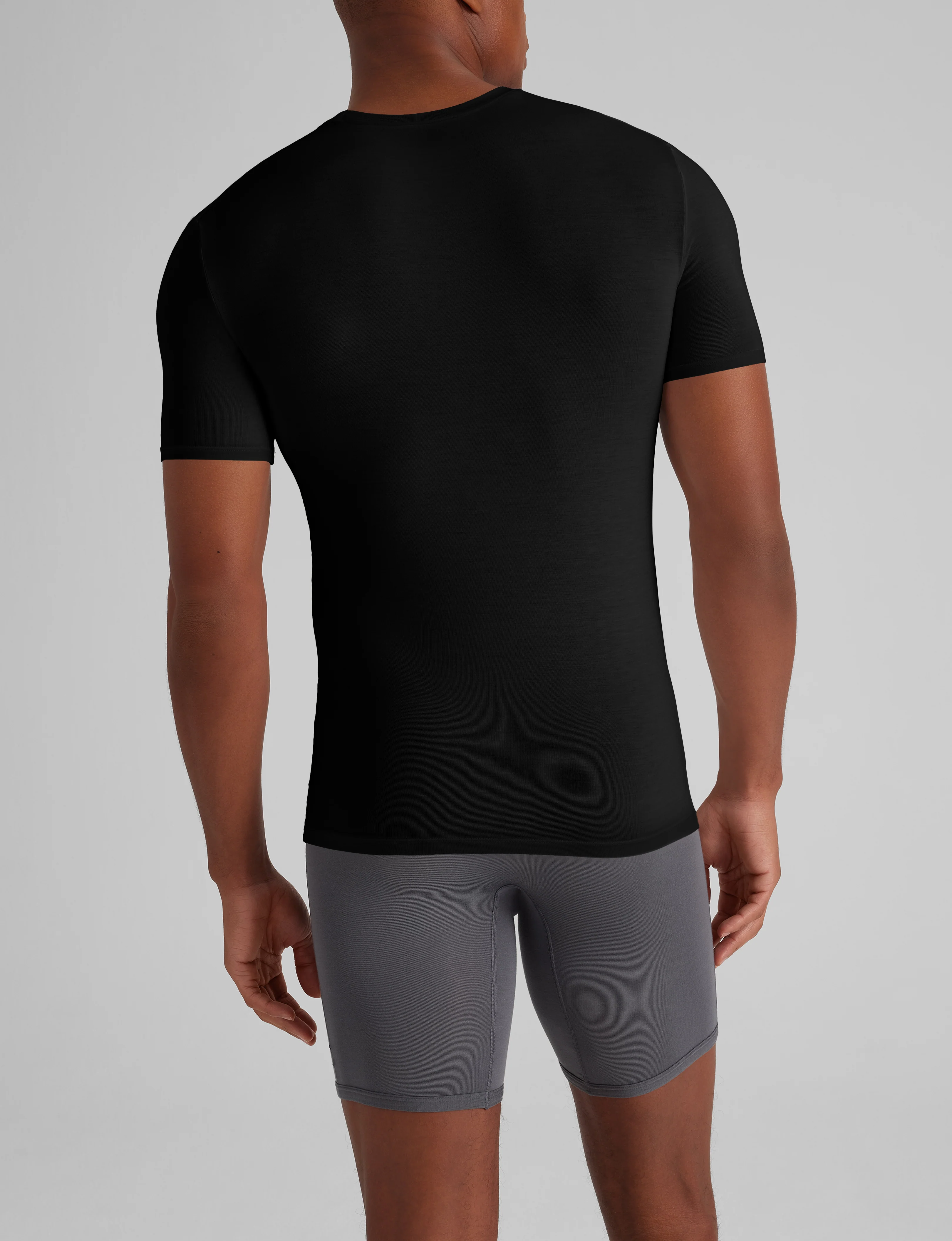 Second Skin Crew Neck Stay-Tucked Undershirt (3-Pack) - Image 4