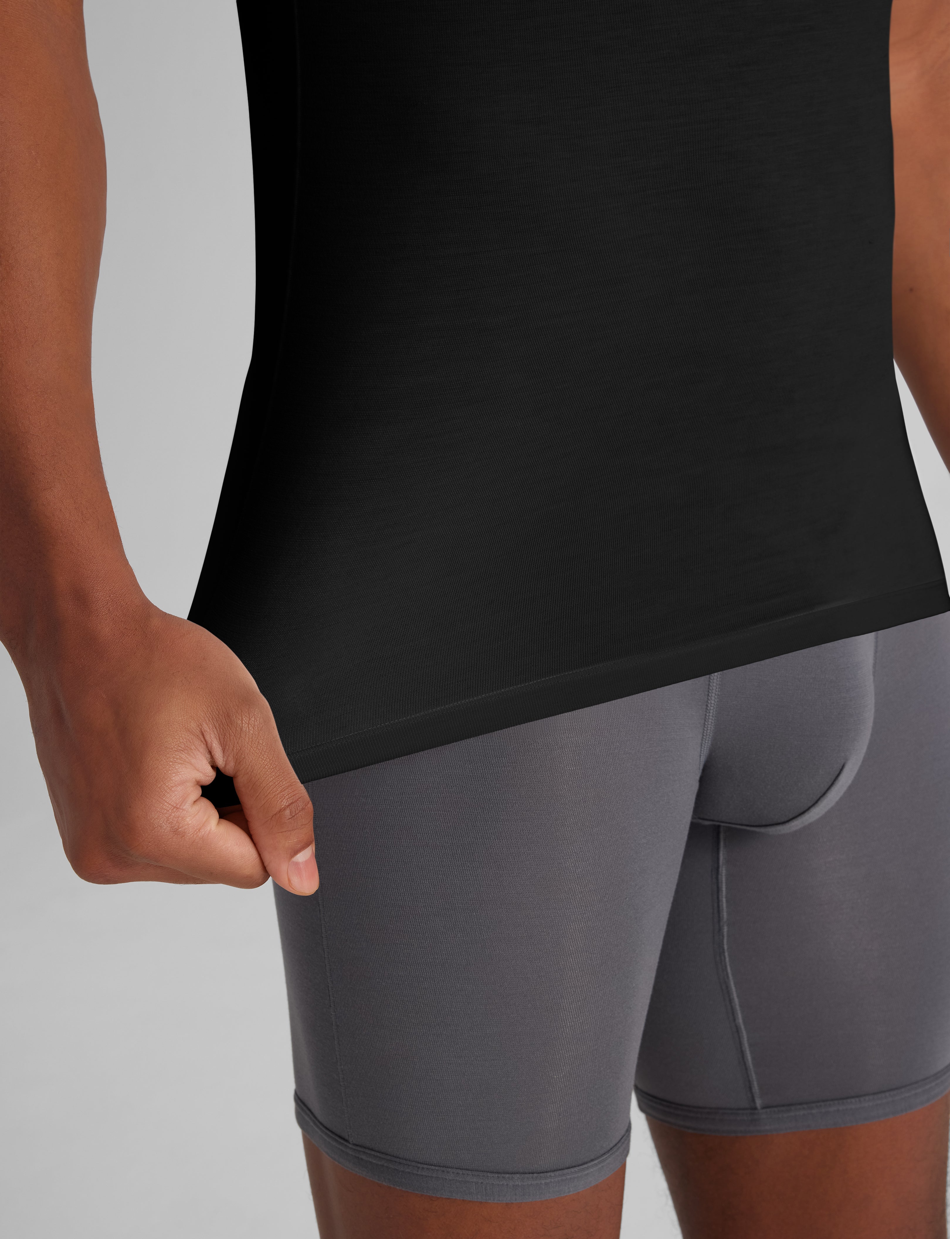 Second Skin Crew Neck Stay-Tucked Undershirt (3-Pack) - Image 5