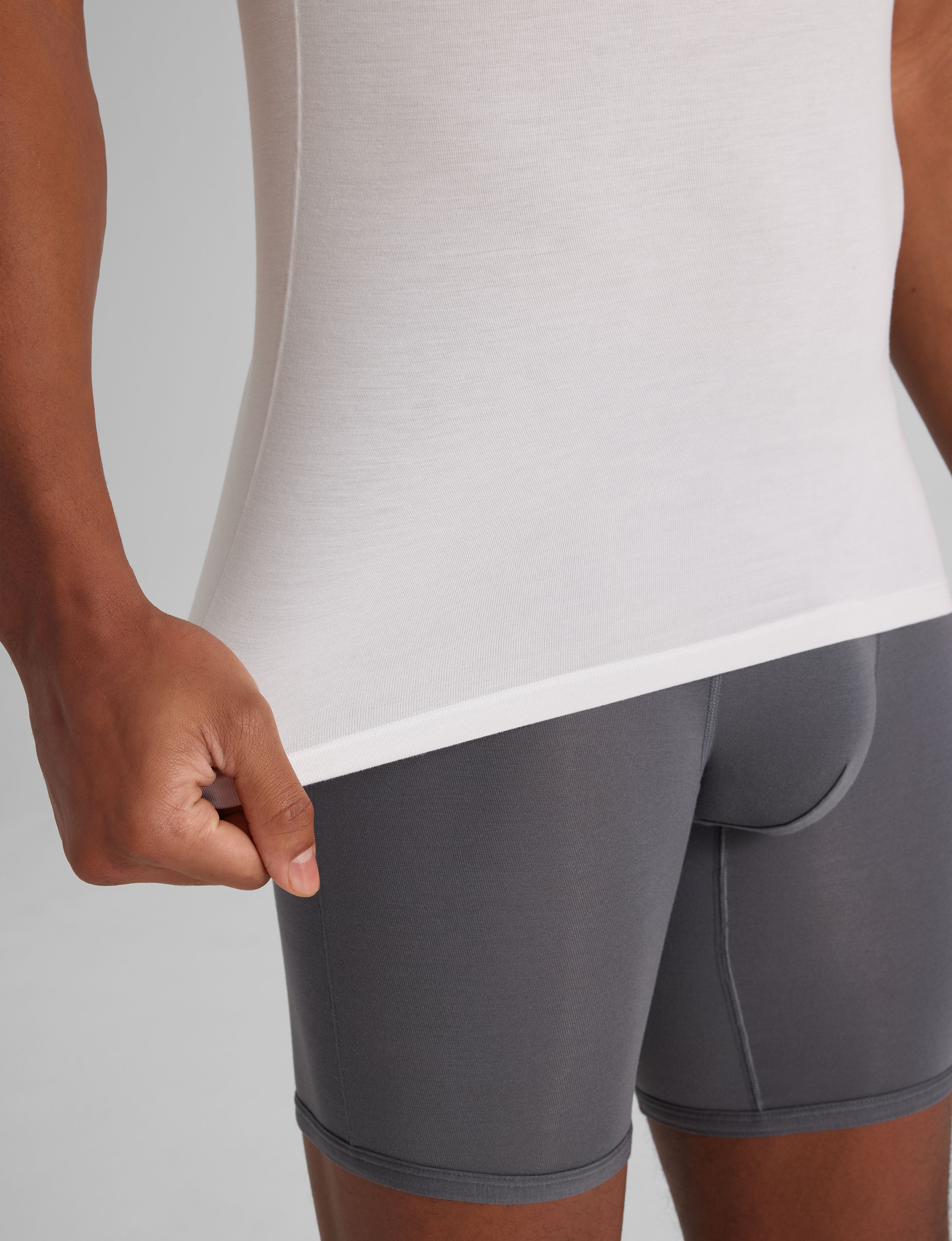 Second Skin Crew Neck Stay-Tucked Undershirt (3-Pack) - Image 8