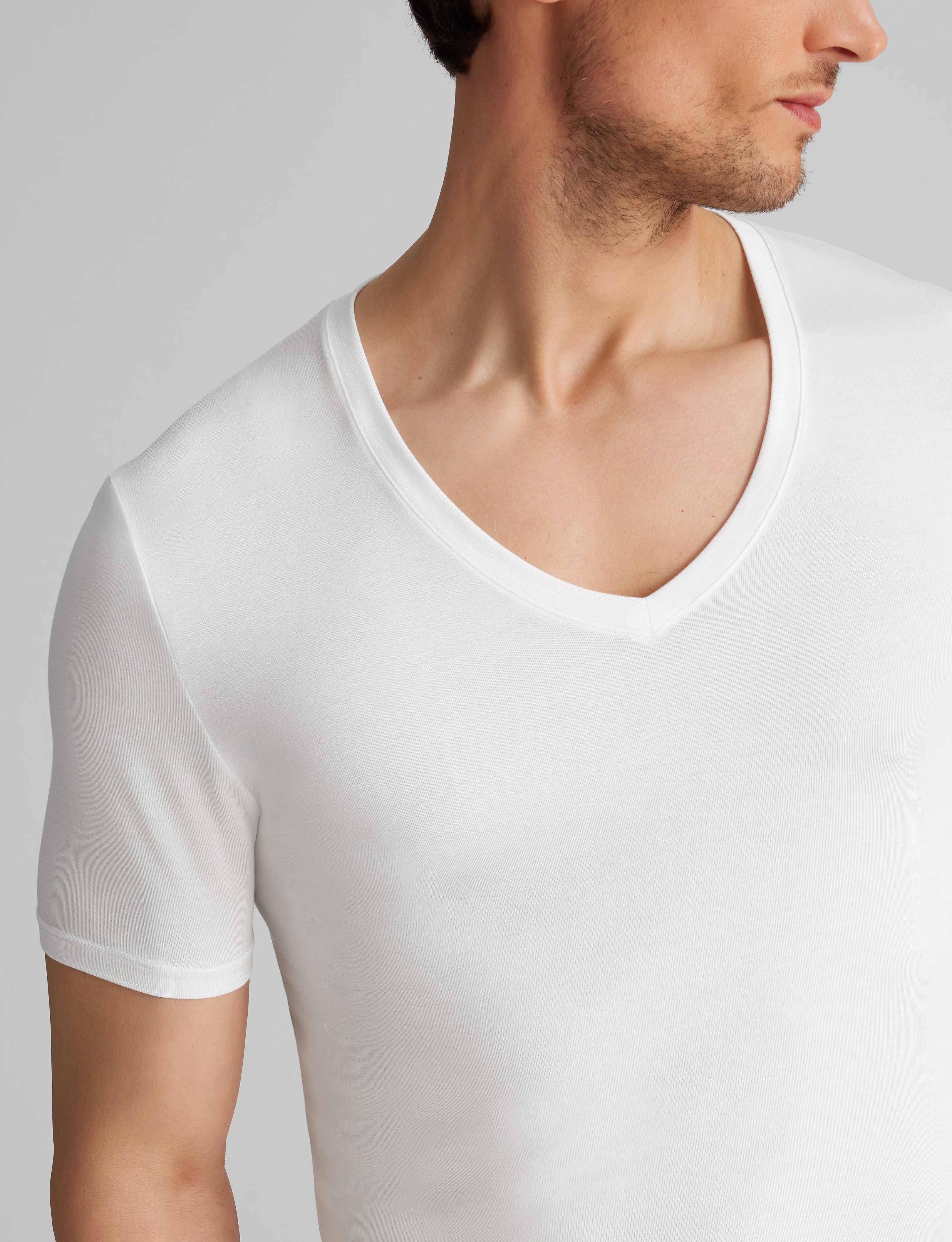 Second Skin Deep V-Neck Stay-Tucked Undershirt - Image 7