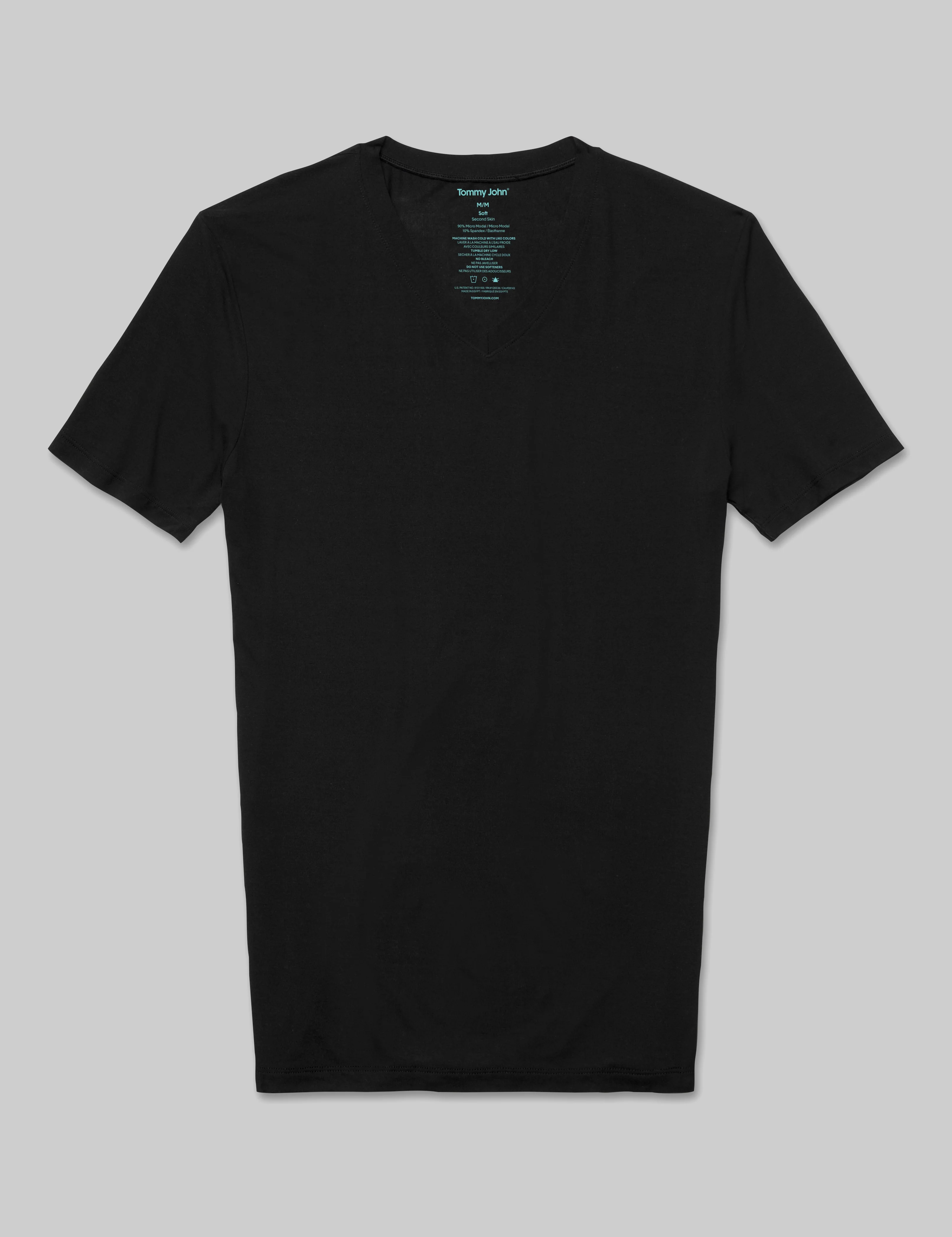 Second Skin High V-Neck Stay-Tucked Undershirt - Image 10