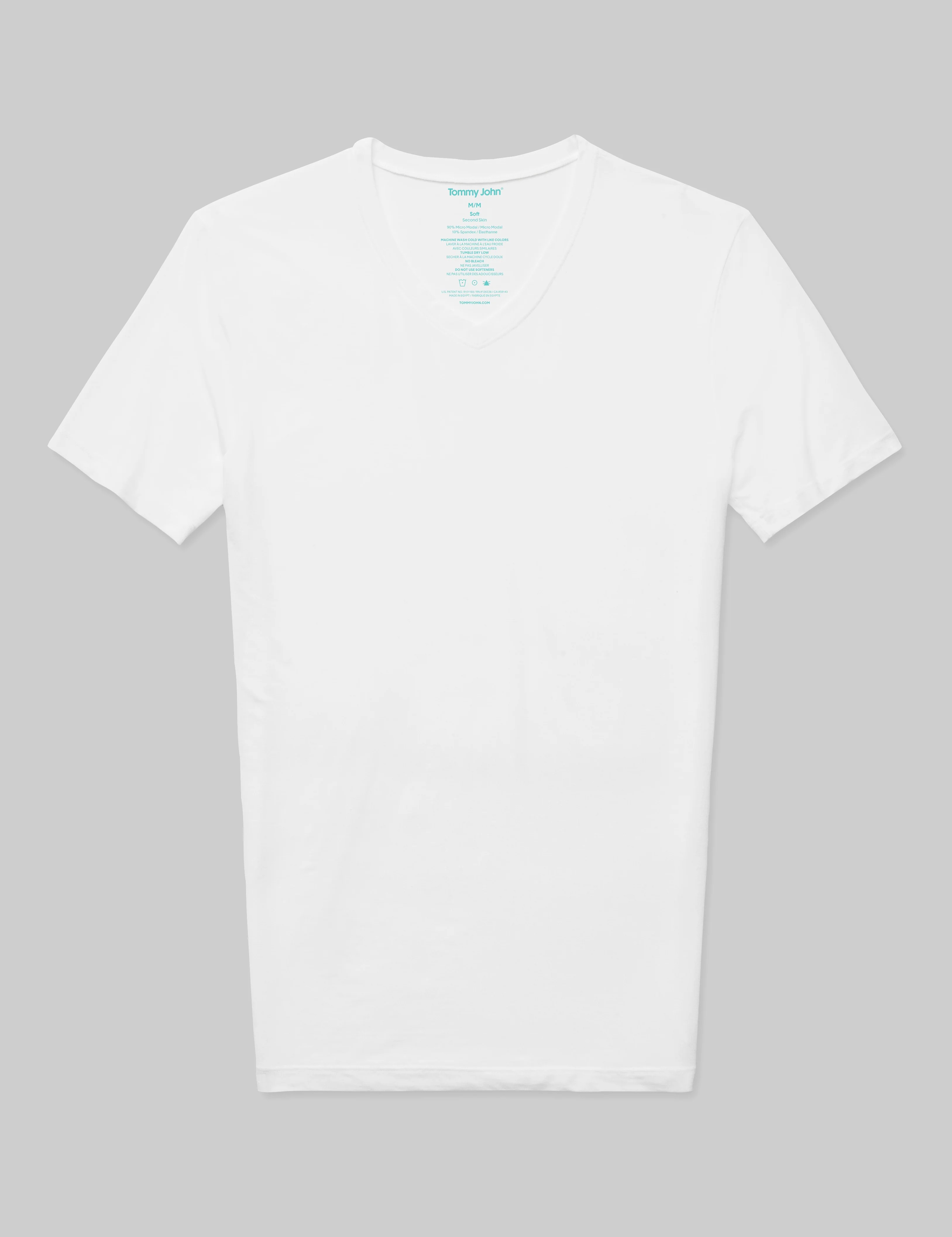 Second Skin High V-Neck Stay-Tucked Undershirt - Image 12