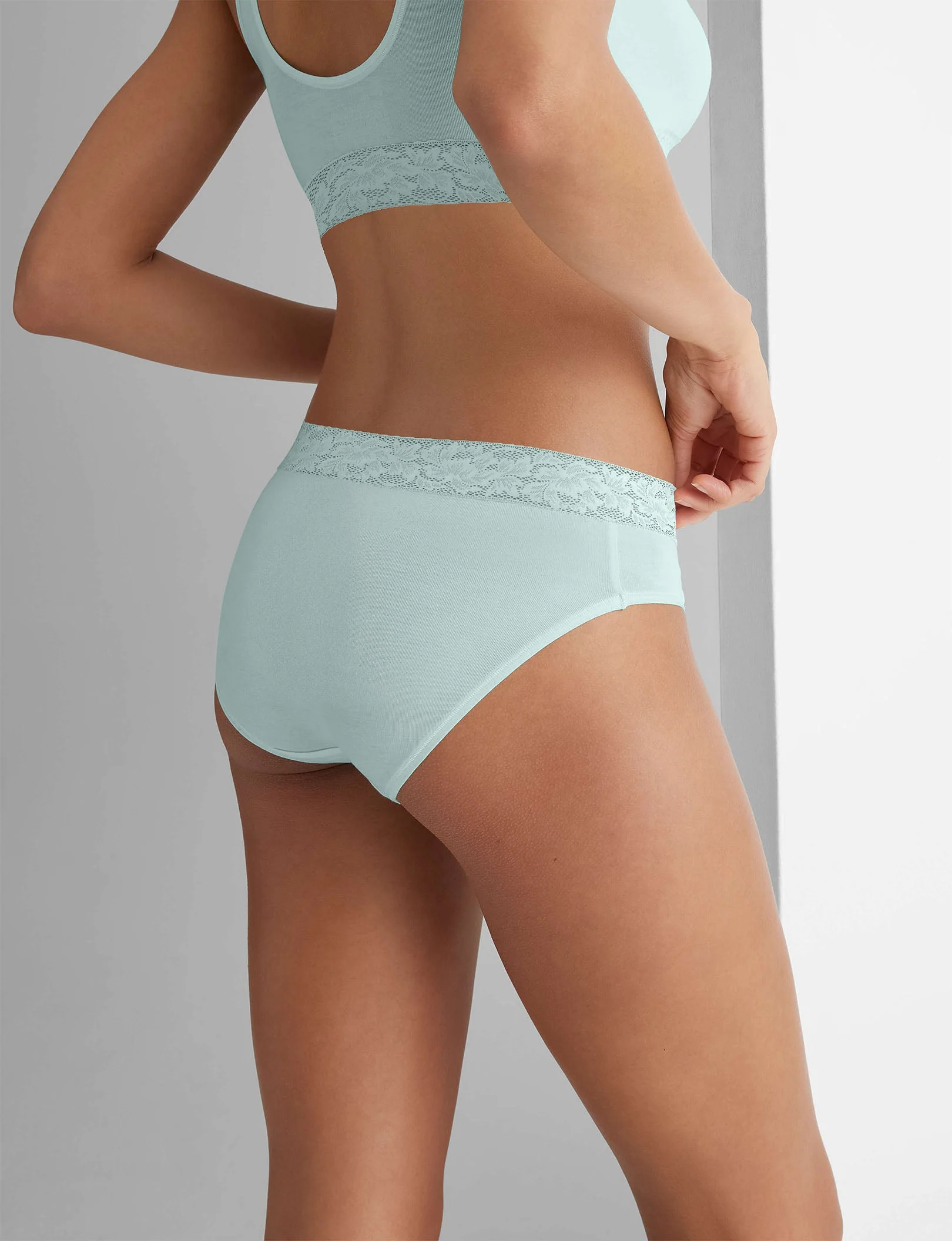 Women's Second Skin Brief, Lace Waist - Image 33