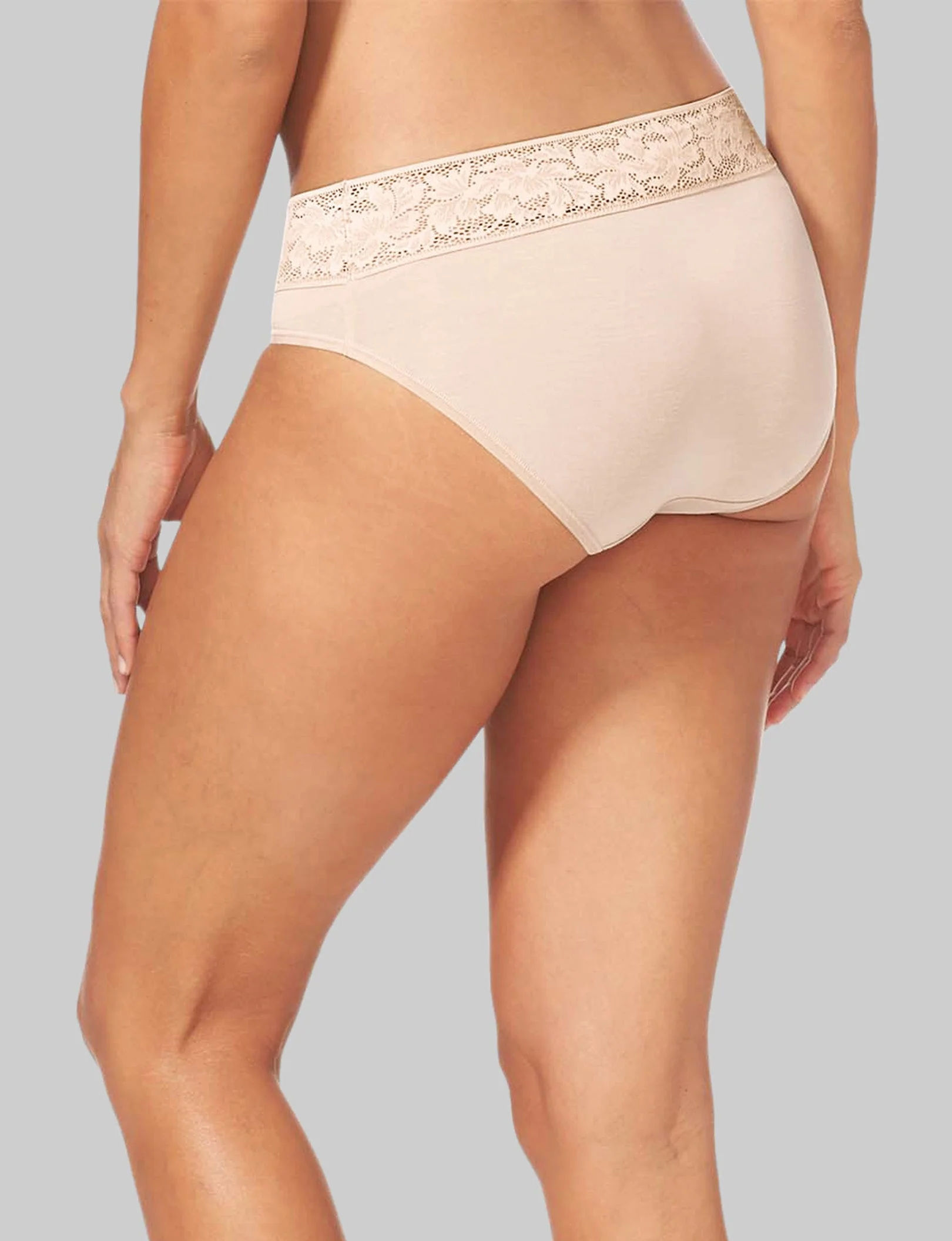 Women's Second Skin Brief, Lace Waist - Image 7