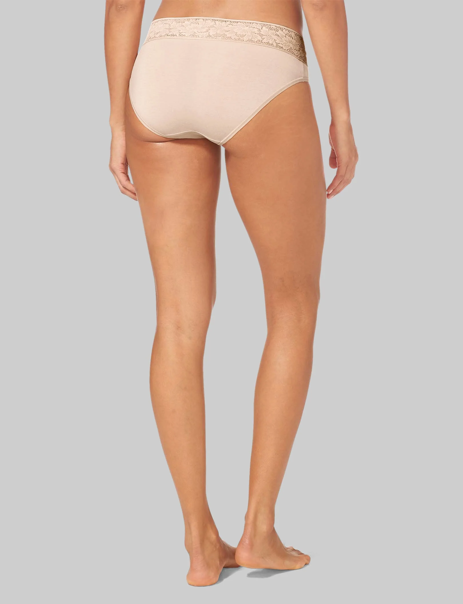 Women's Second Skin Brief, Lace Waist - Image 9