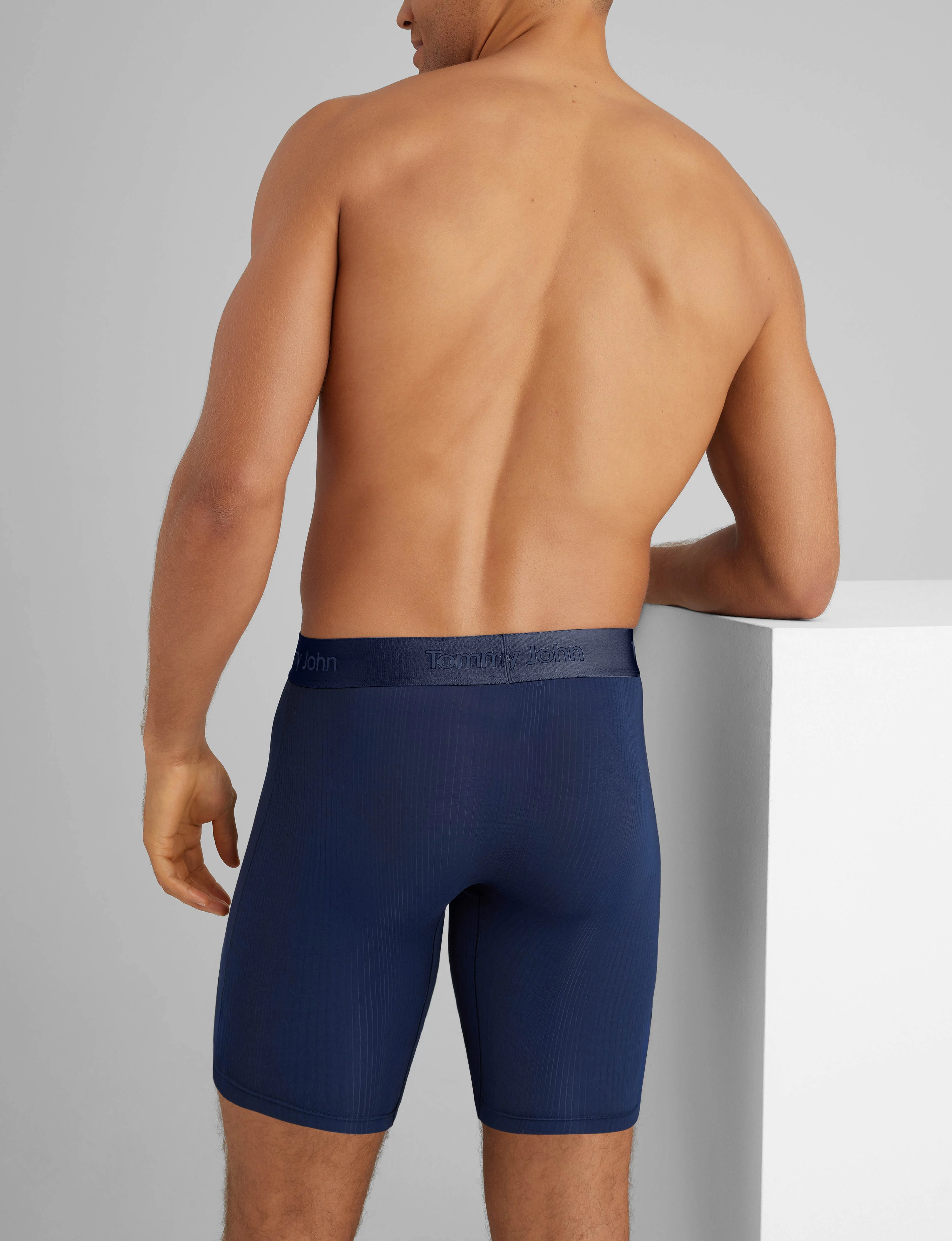 Second Skin Luxe Rib Boxer Brief 8" (3-Pack) - Image 14