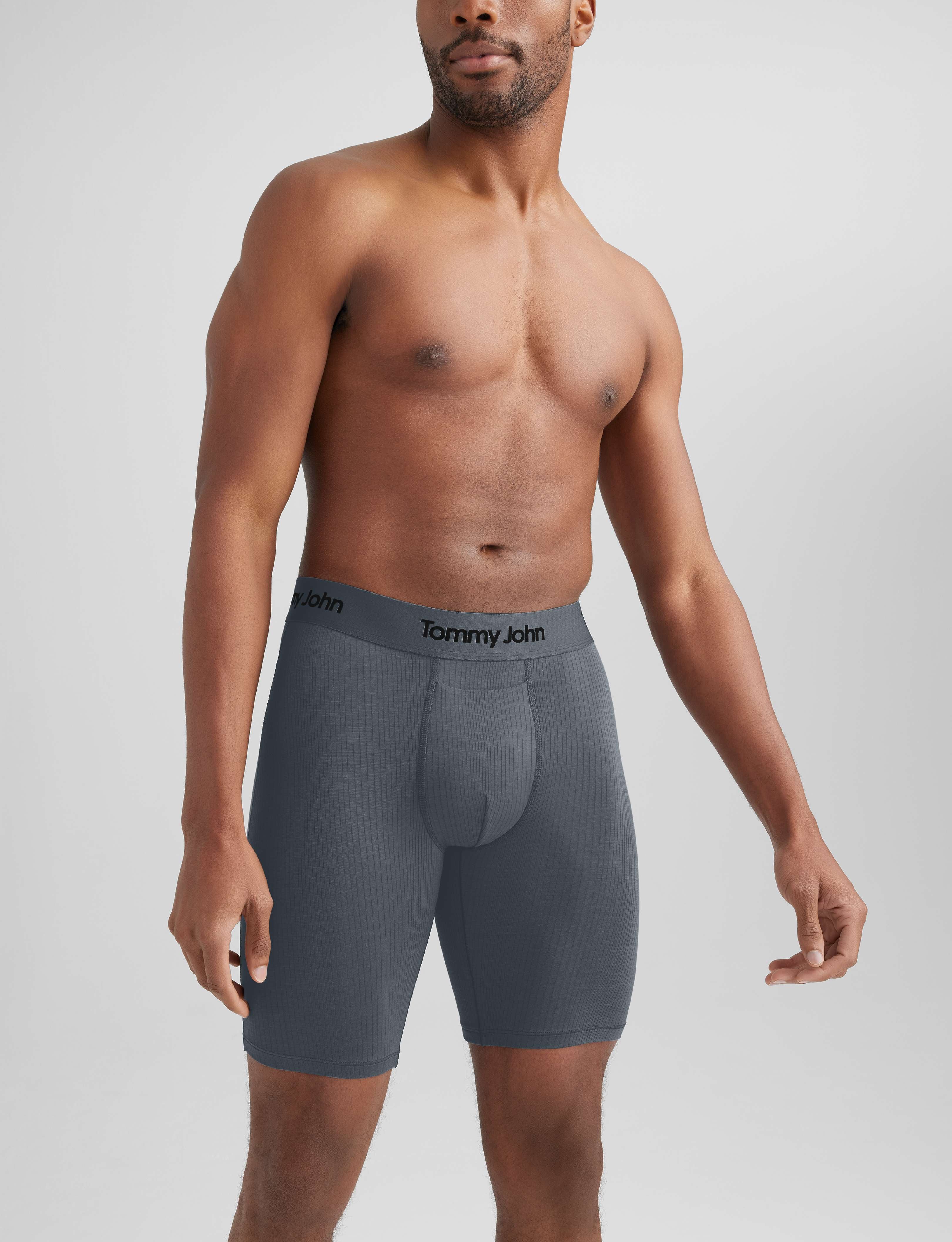 Second Skin Luxe Rib Boxer Brief 8" (3-Pack) - Image 15