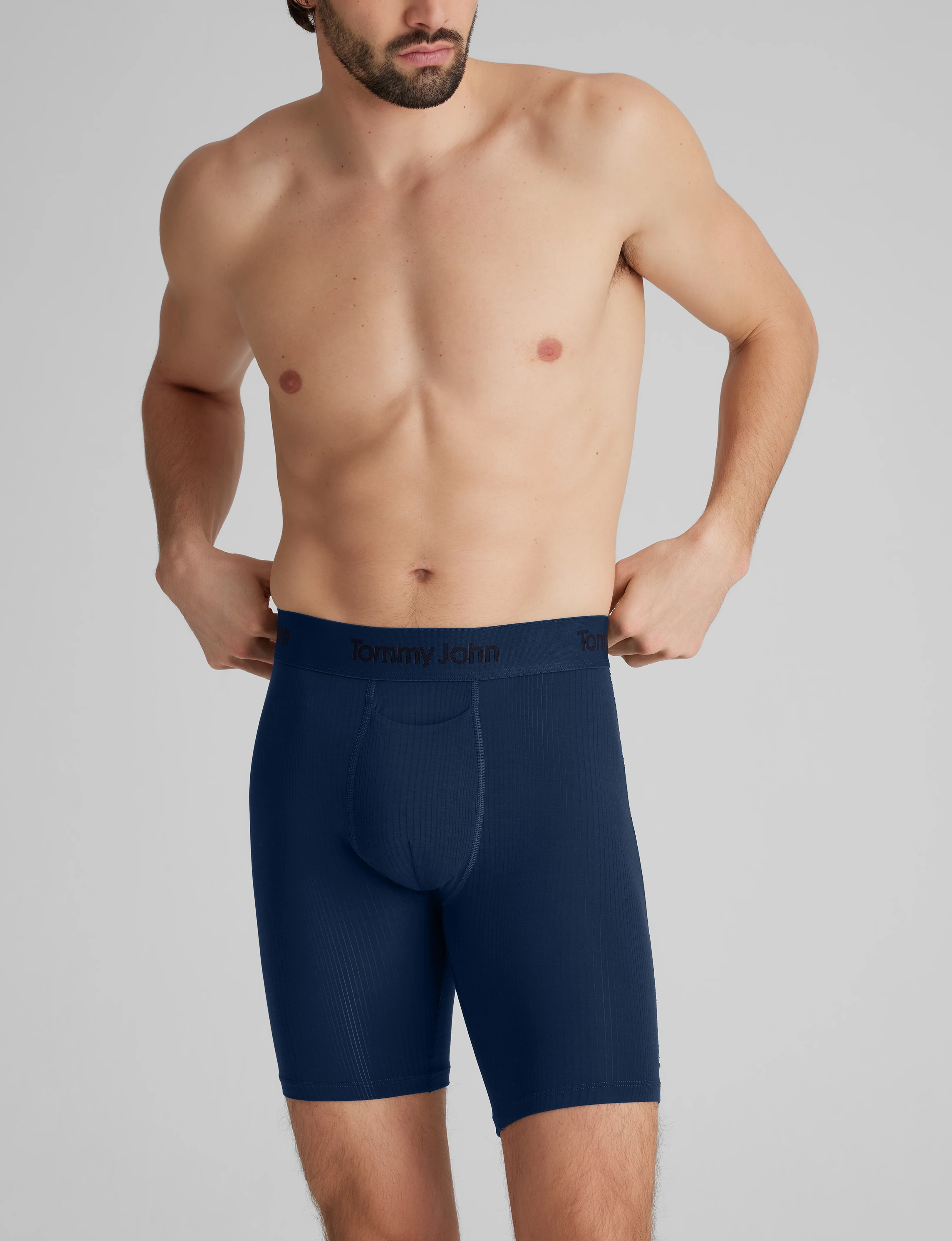 Second Skin Luxe Rib Boxer Brief 8" (3-Pack) - Image 18