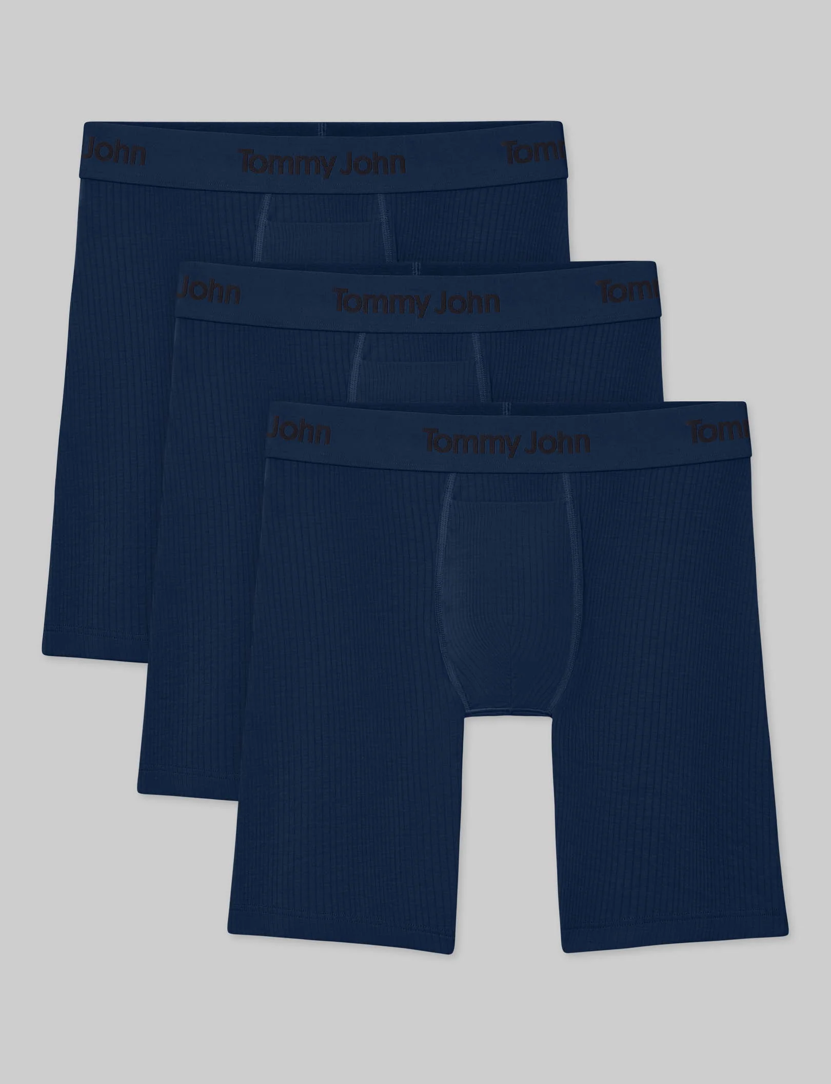 Second Skin Luxe Rib Boxer Brief 8" (3-Pack) - Image 6