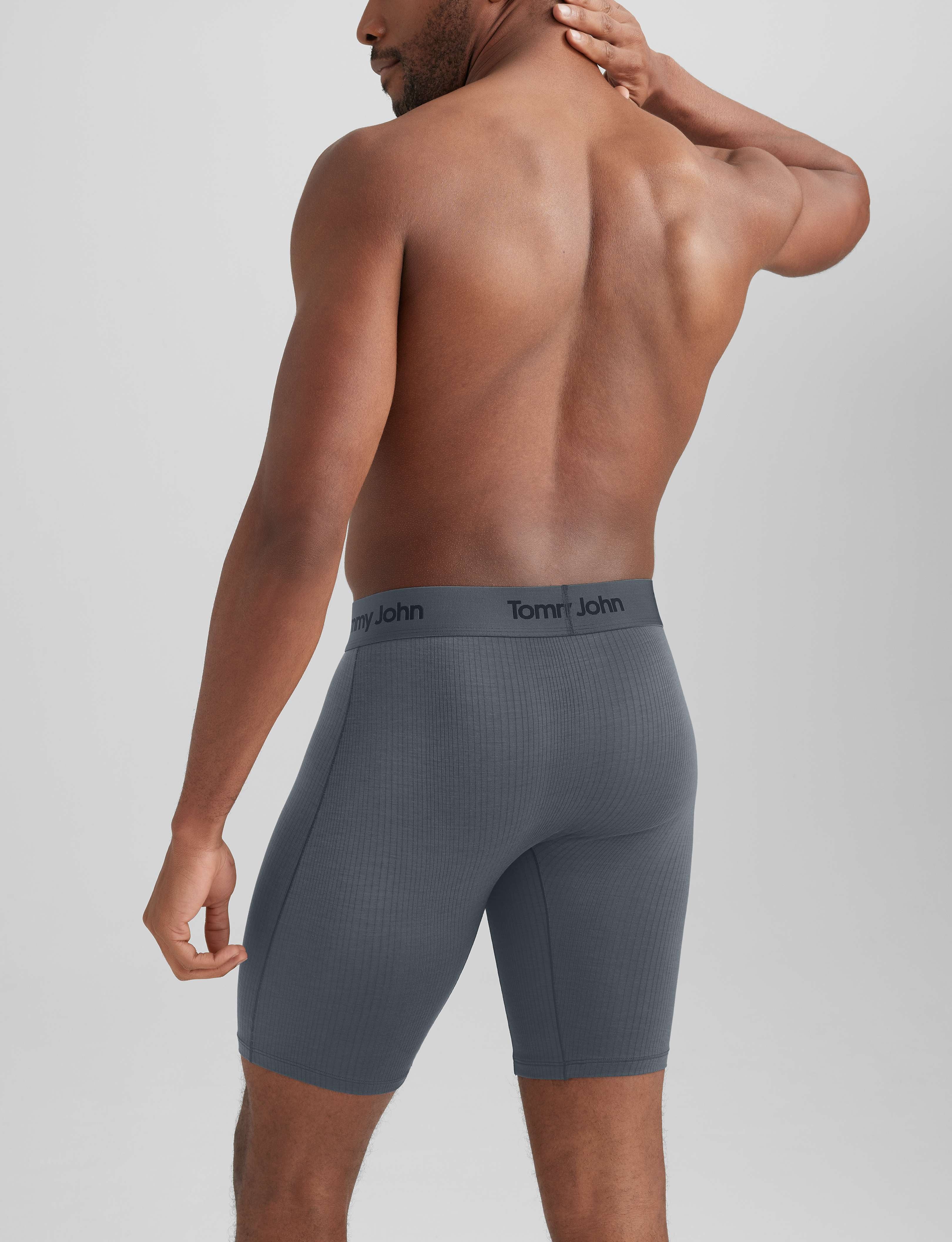 Second Skin Luxe Rib Boxer Brief 8" (6-Pack) - Image 10