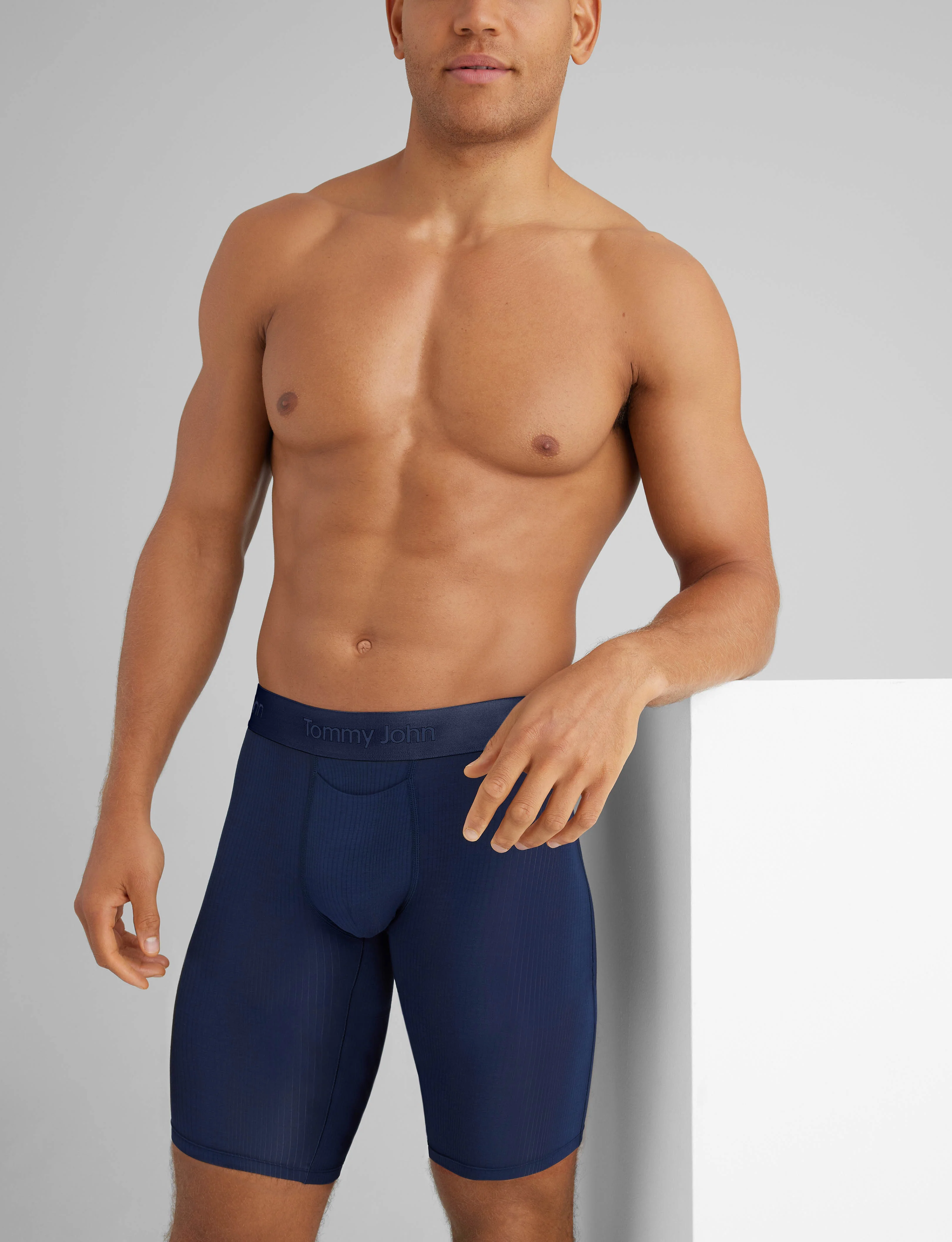 Second Skin Luxe Rib Boxer Brief 8" - Image 55