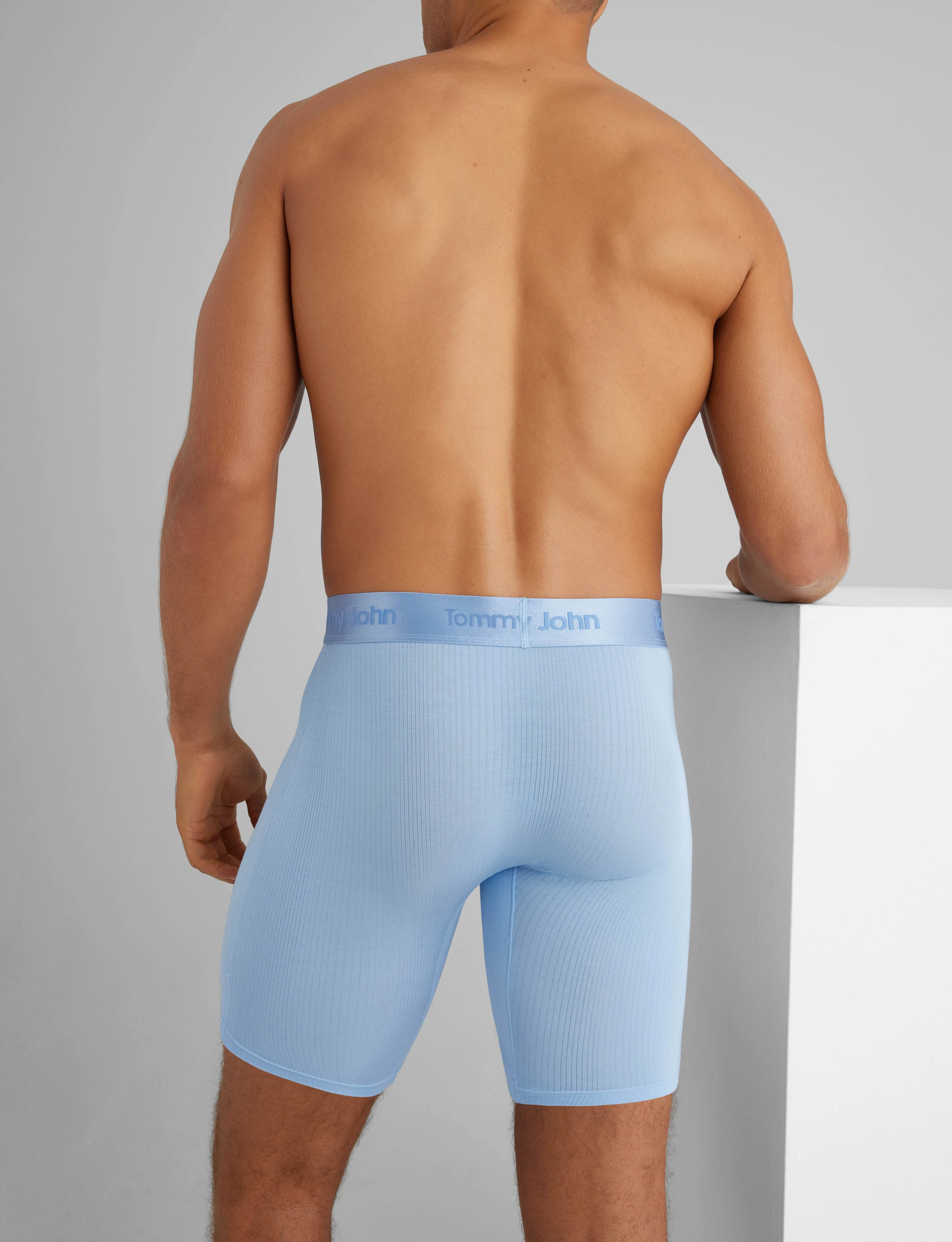 Second Skin Luxe Rib Boxer Brief 8" - Image 6