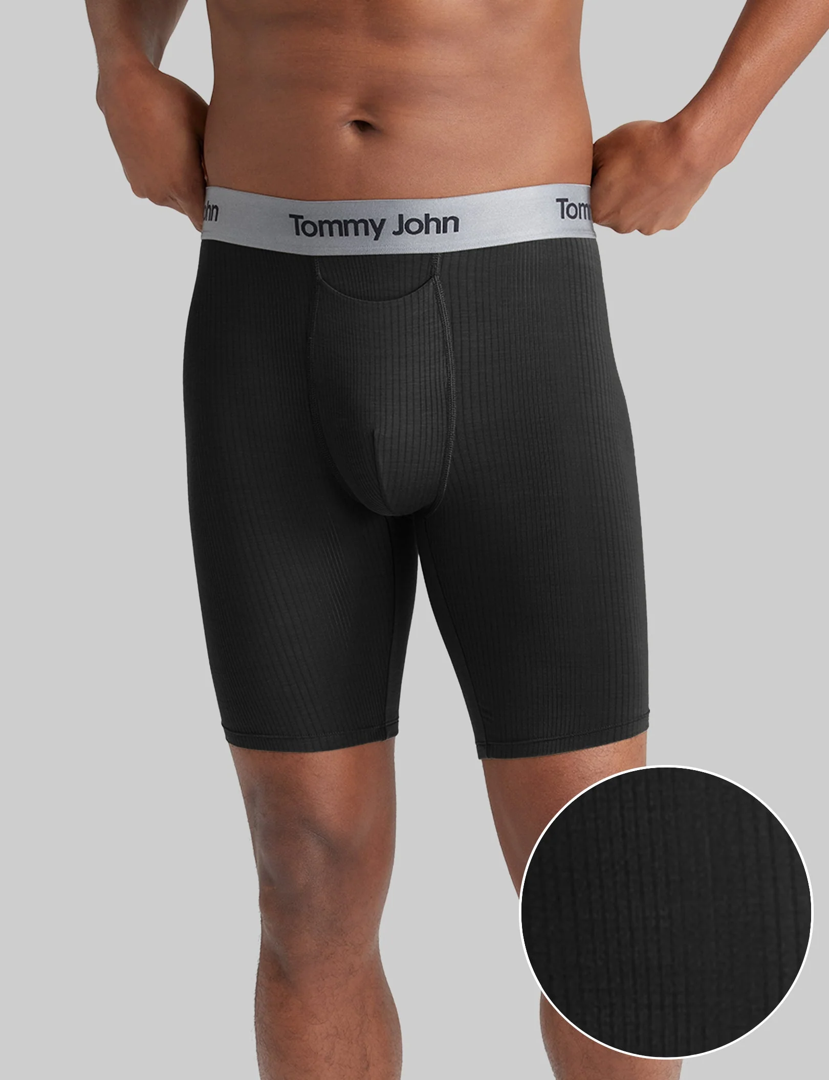 Second Skin Luxe Rib Boxer Brief 8" - Image 9