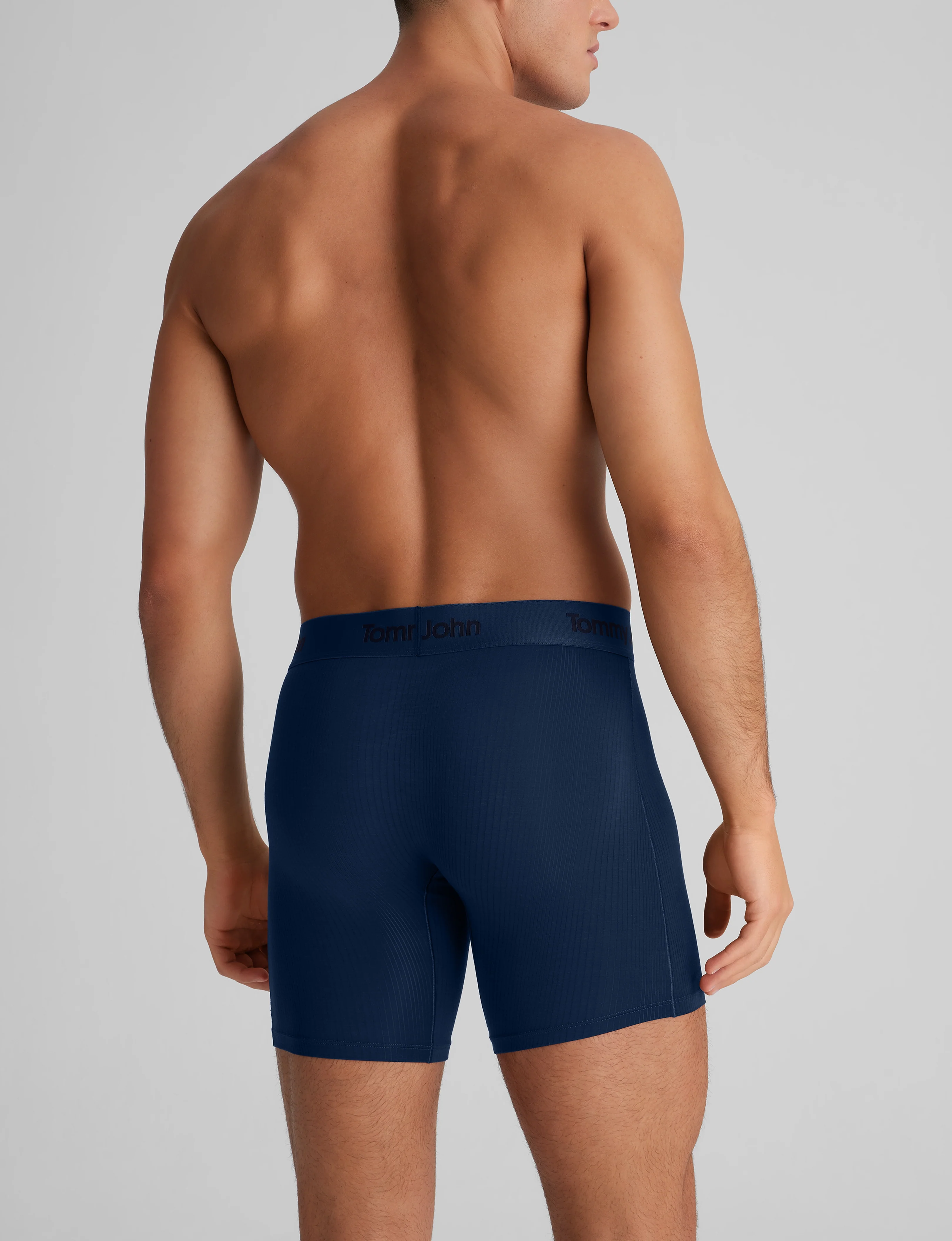 Second Skin Luxe Rib Mid-Length Boxer Brief 6" (3-Pack) - Image 10