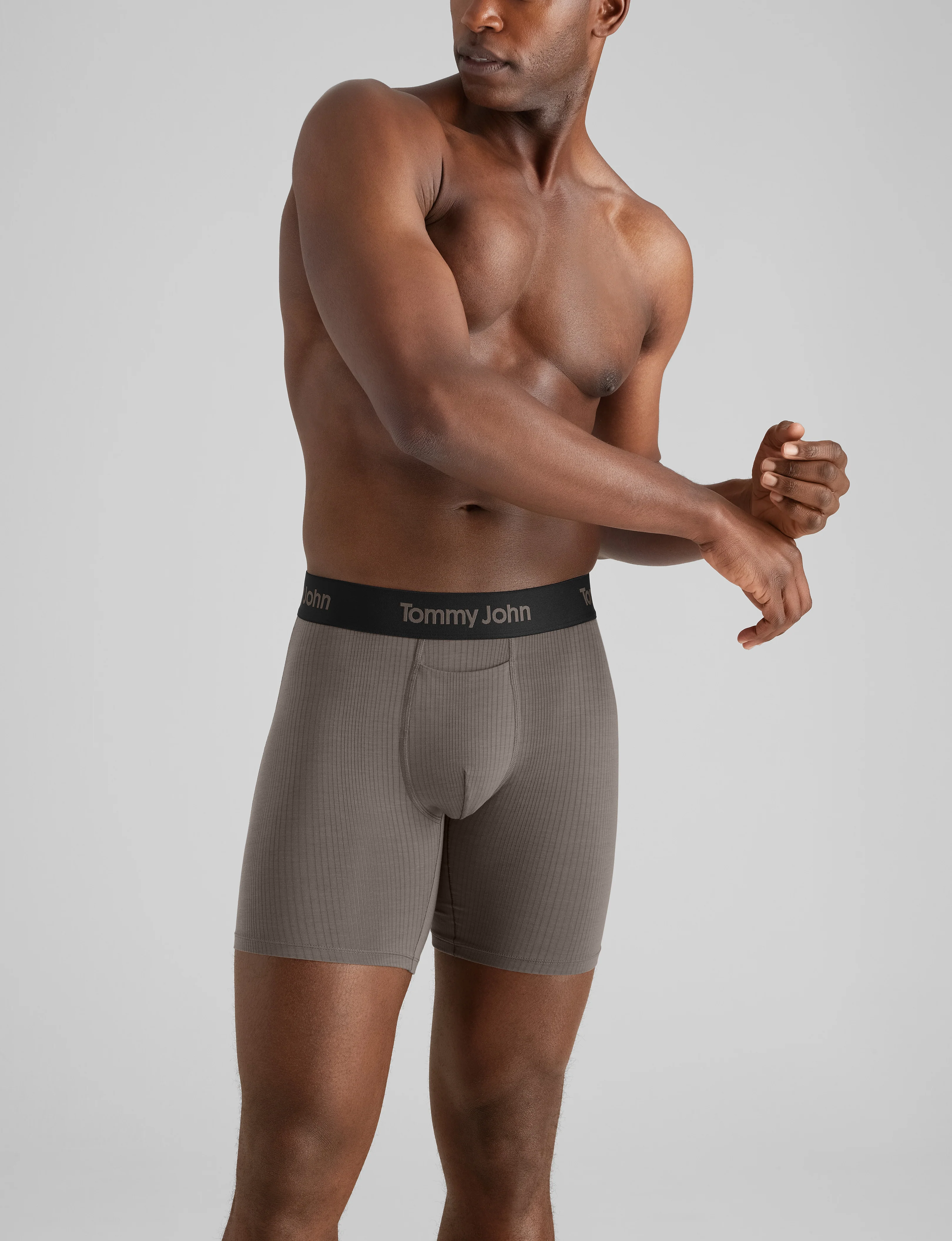 Second Skin Luxe Rib Mid-Length Boxer Brief 6" (3-Pack) - Image 20