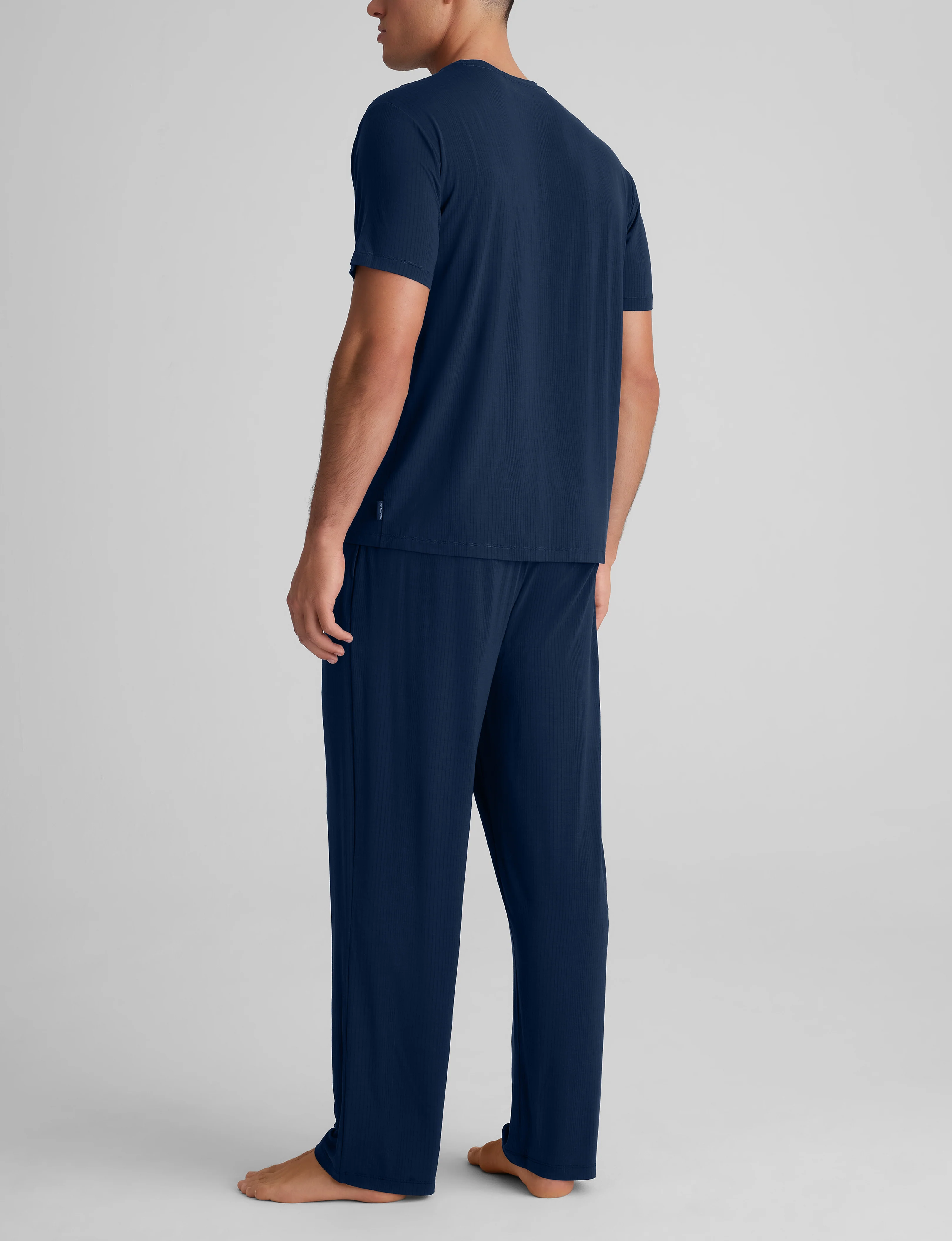 Second Skin Luxe Rib Sleep Tee & Pant Set - Image 4