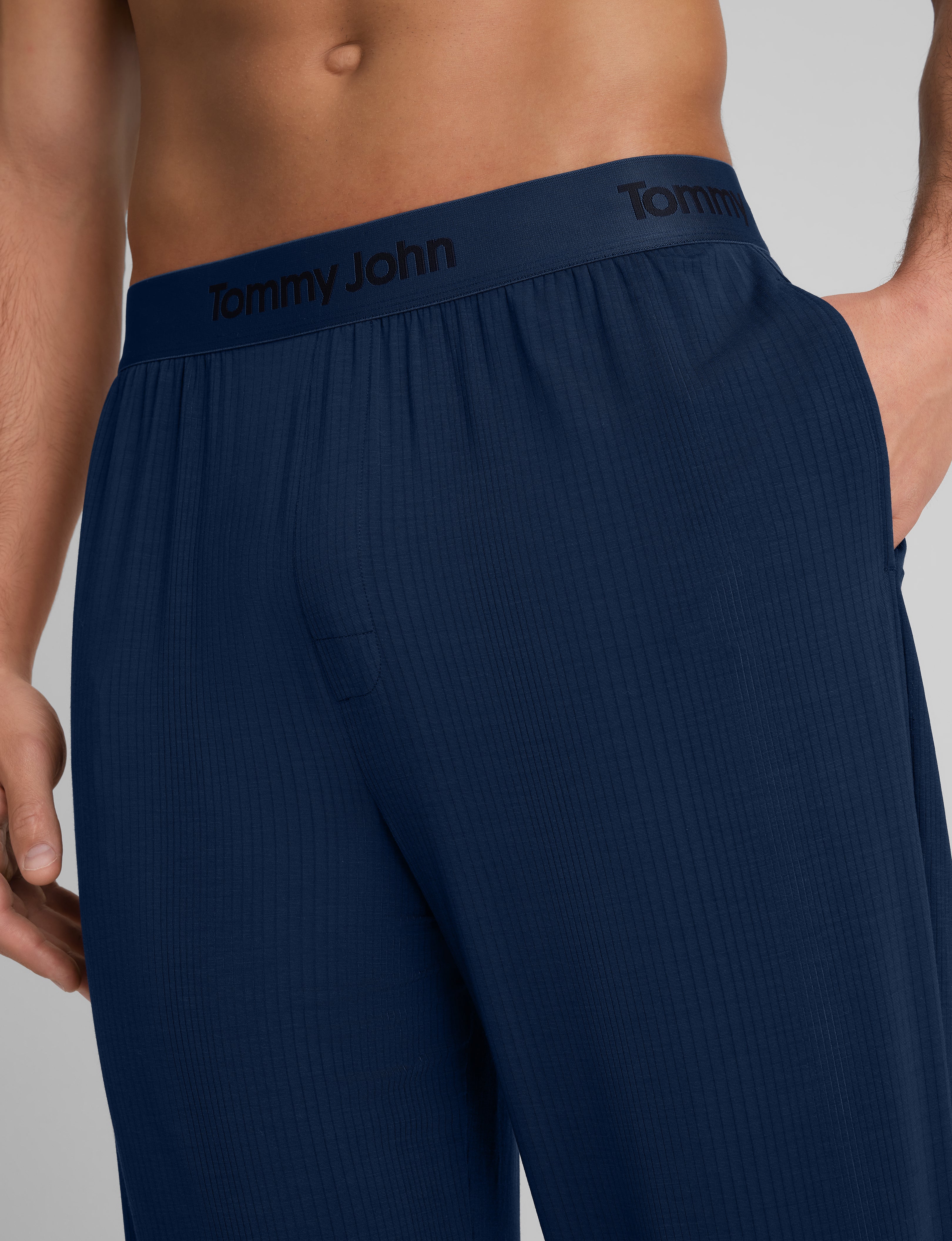 Second Skin Luxe Rib Sleep Tee & Pant Set - Image 5