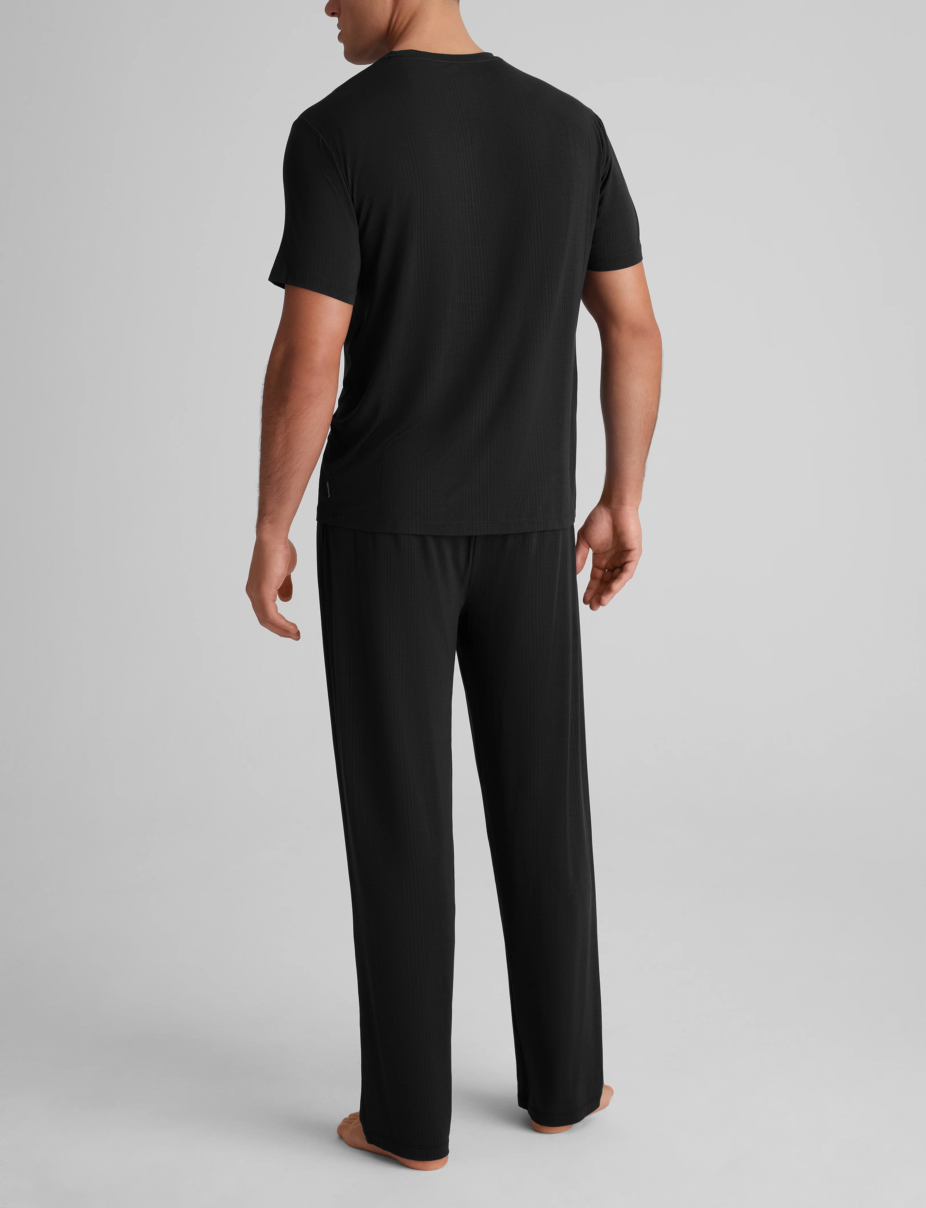 Second Skin Luxe Rib Sleep Tee & Pant Set - Image 7