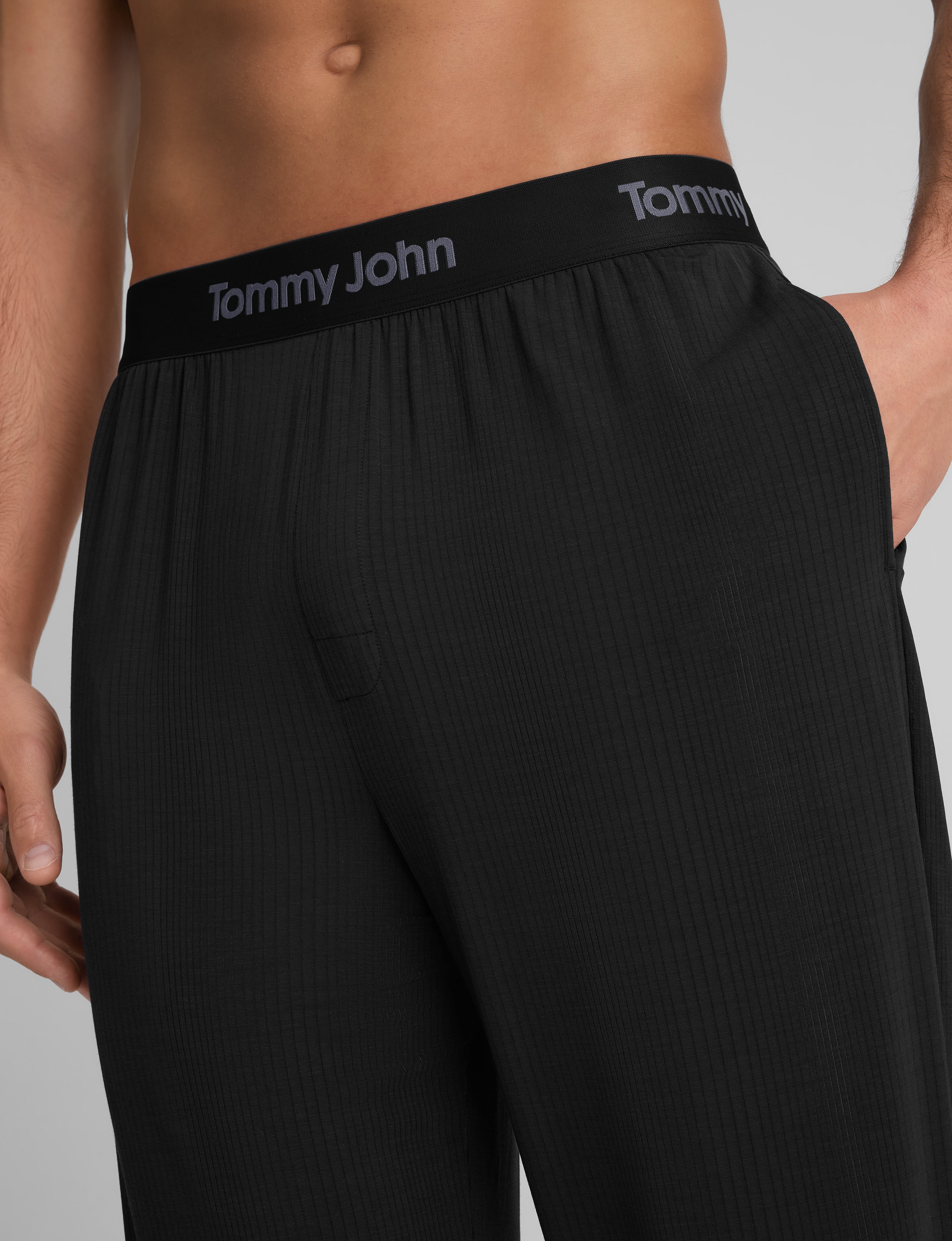 Second Skin Luxe Rib Sleep Tee & Pant Set - Image 8